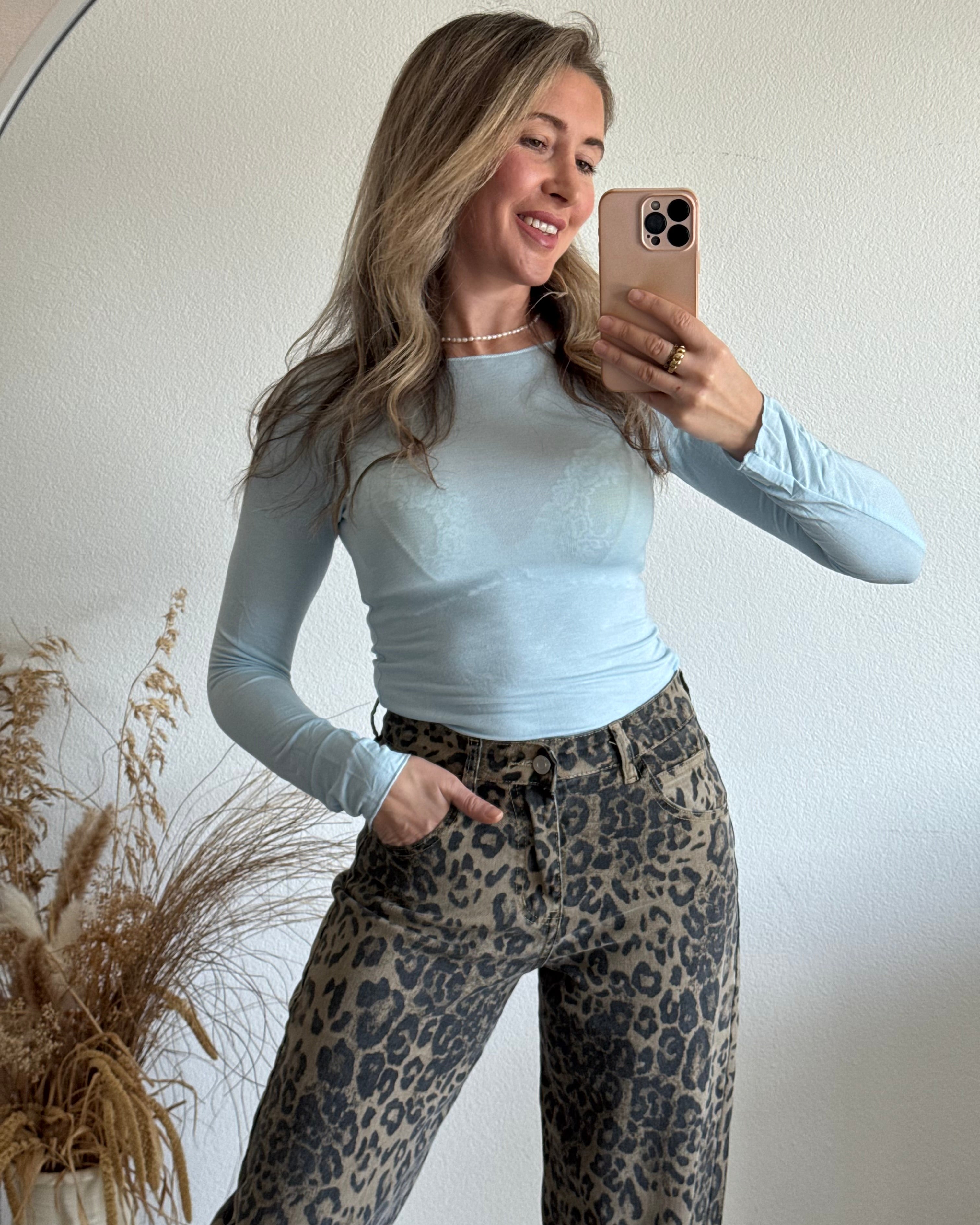 Supersoft & Stretchy Basictop BLAU