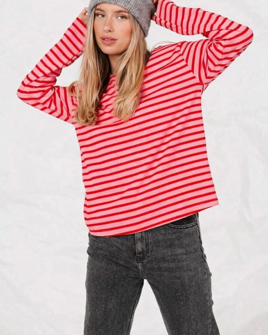 Shirt Everyday pink gestreift