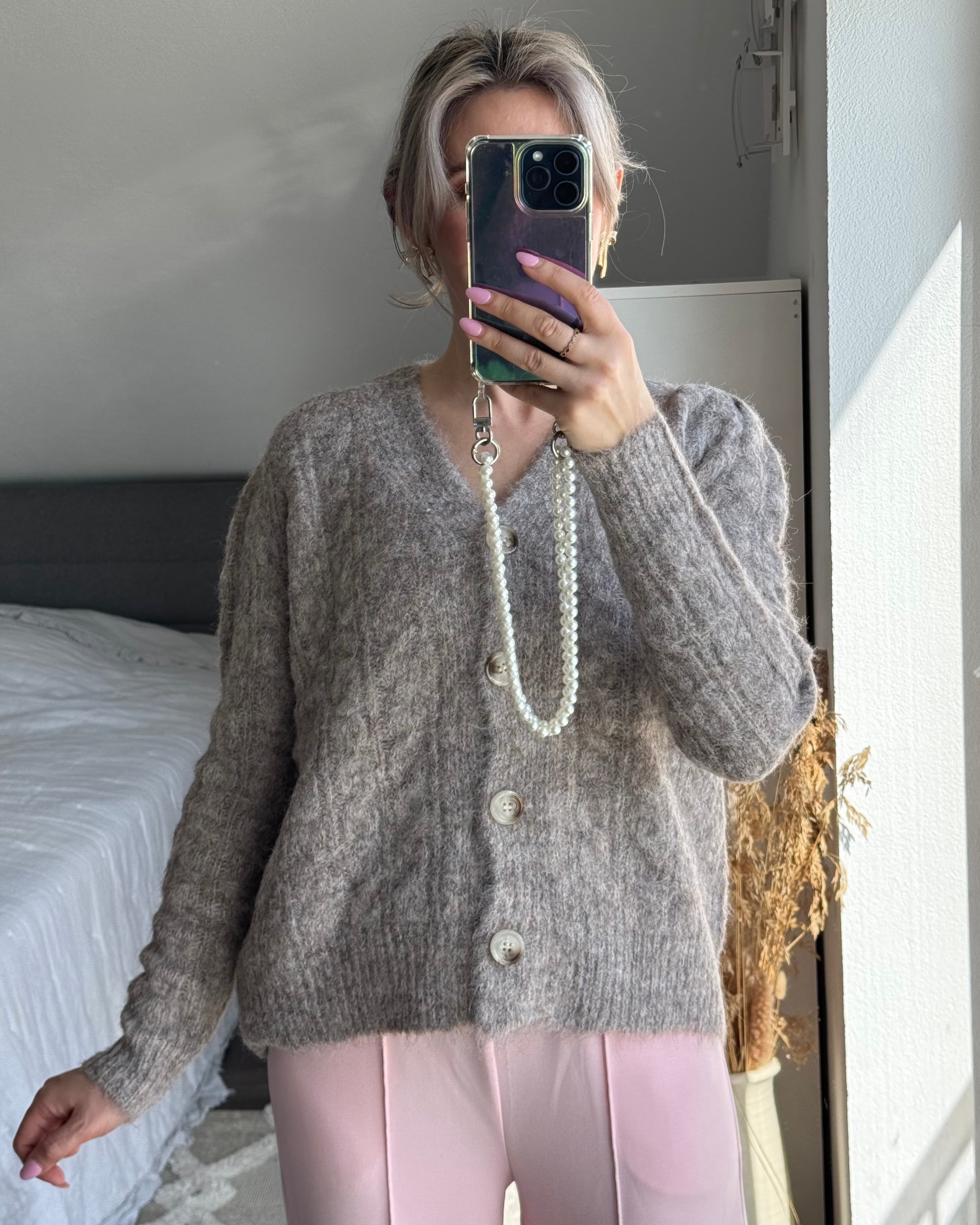 Cardigan Softi Taupe