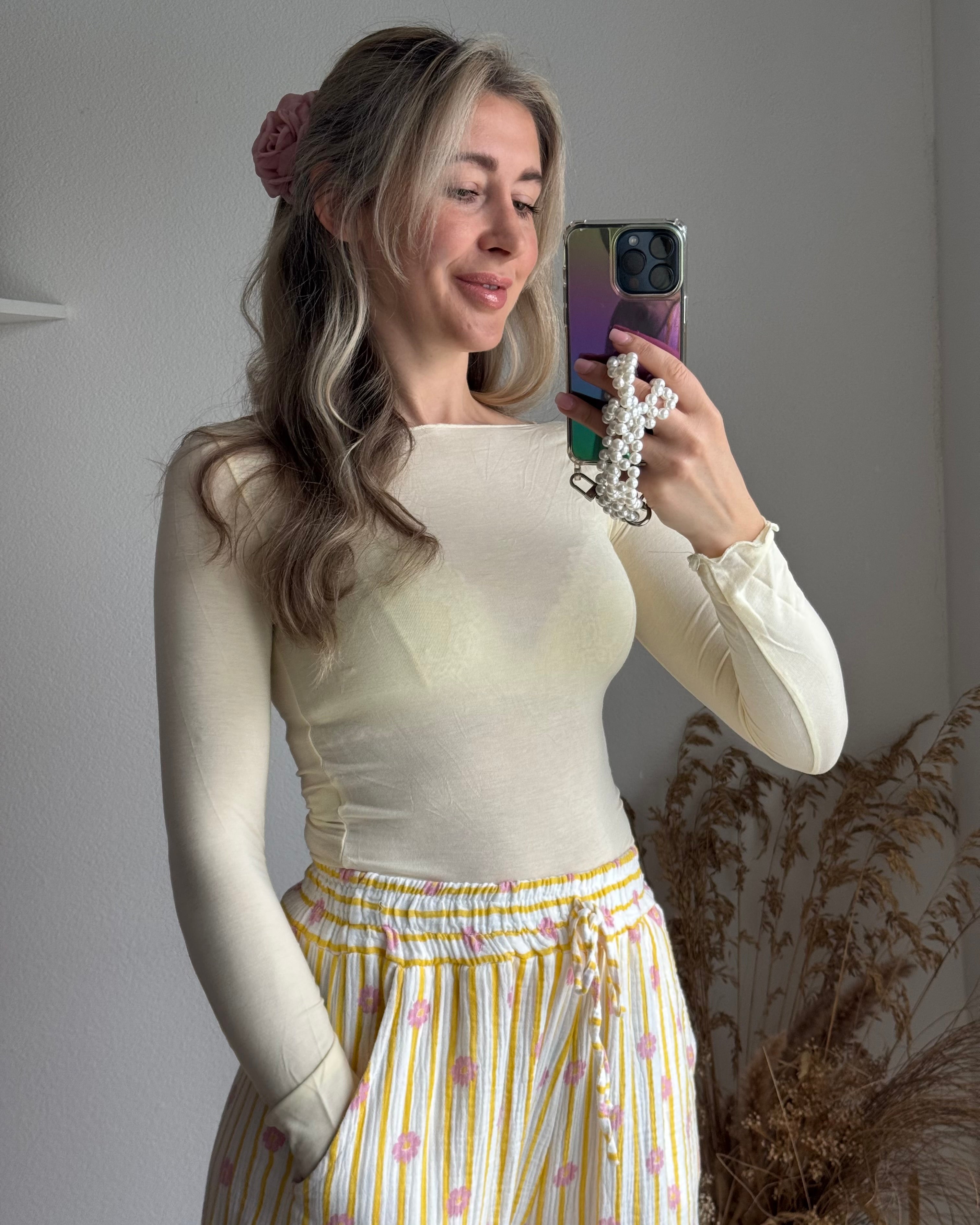 Supersoft & Stretchy Basictop Pastellgelb
