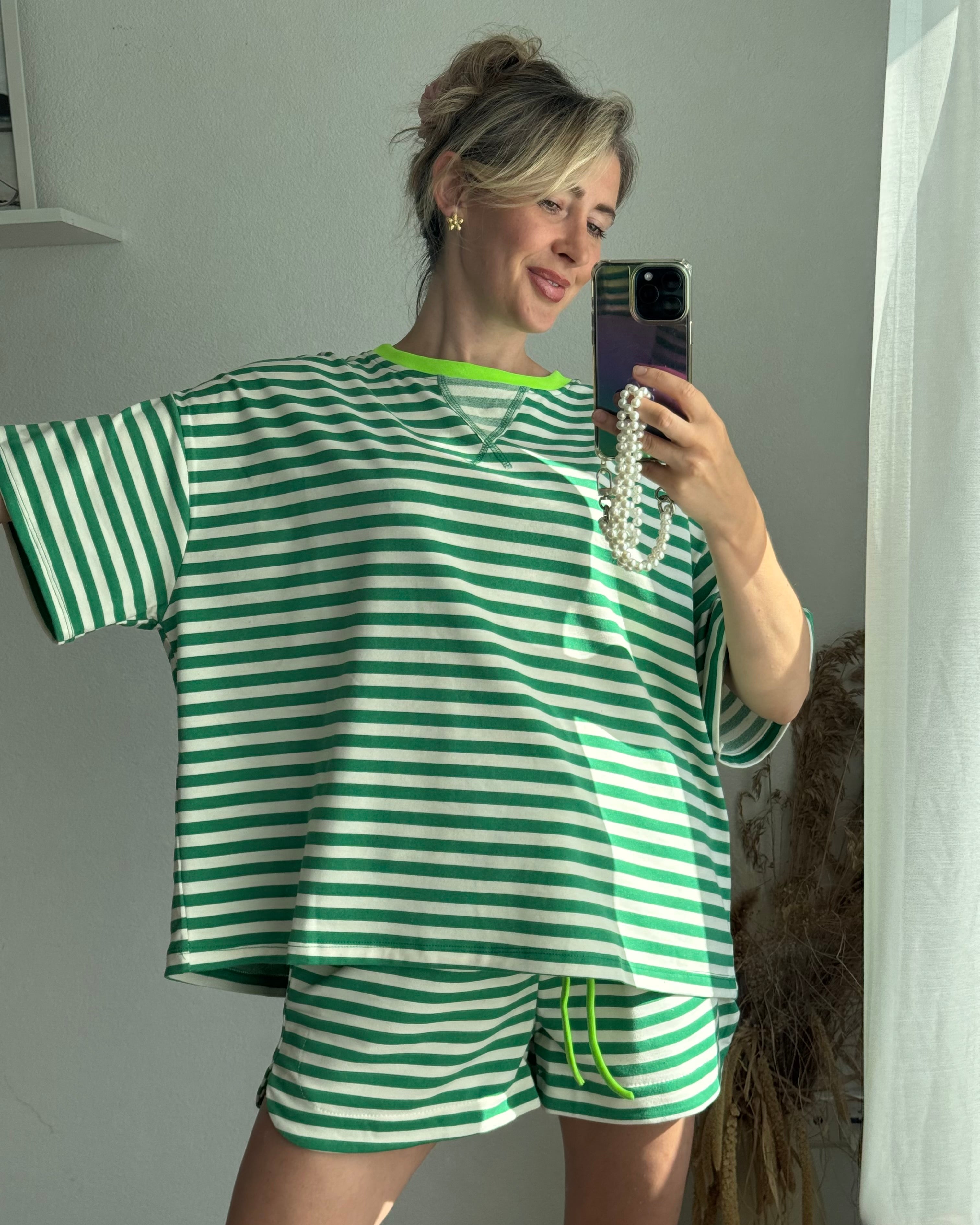 T-Shirt Summer Stripes GRÜN