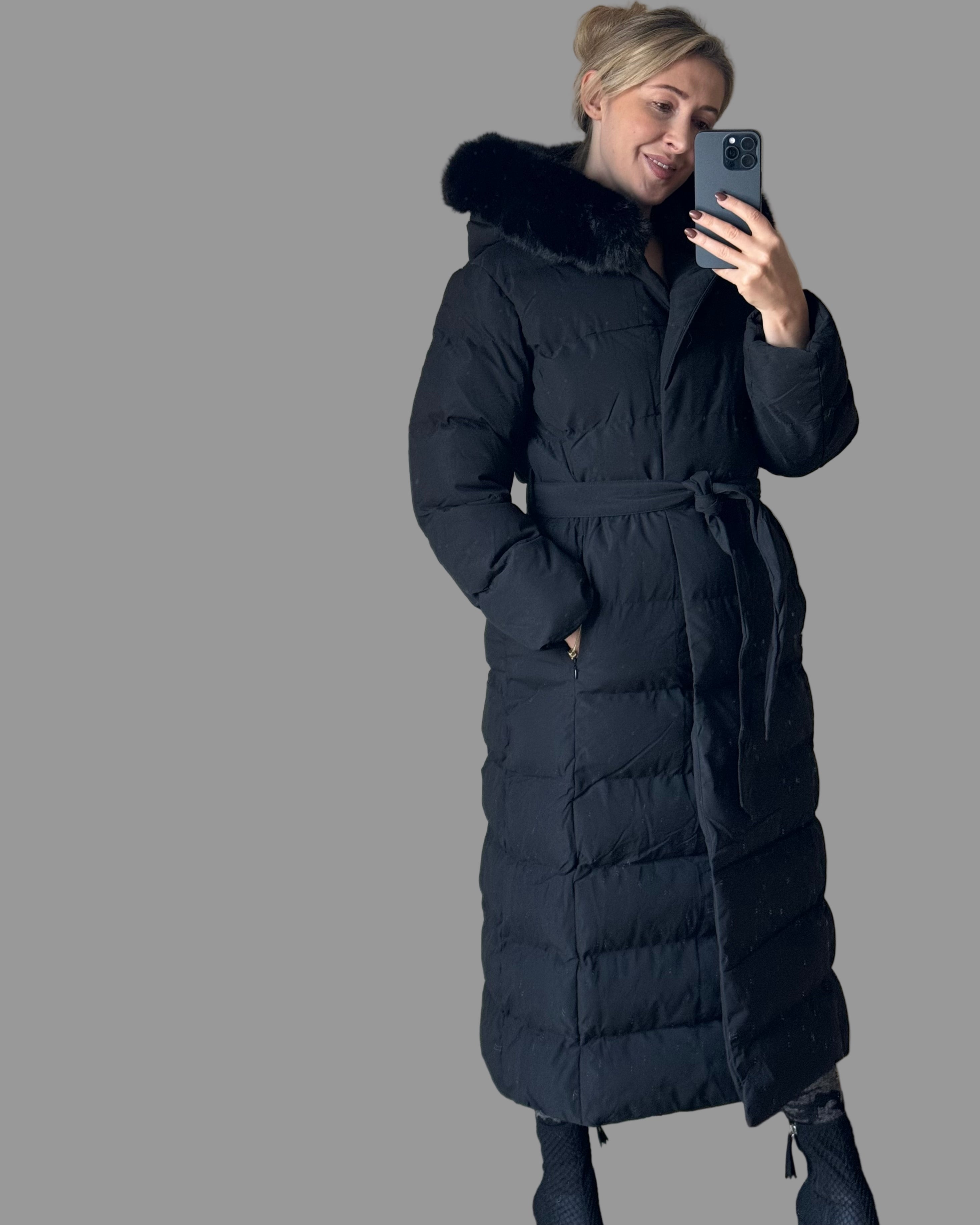 Parka Schwarz