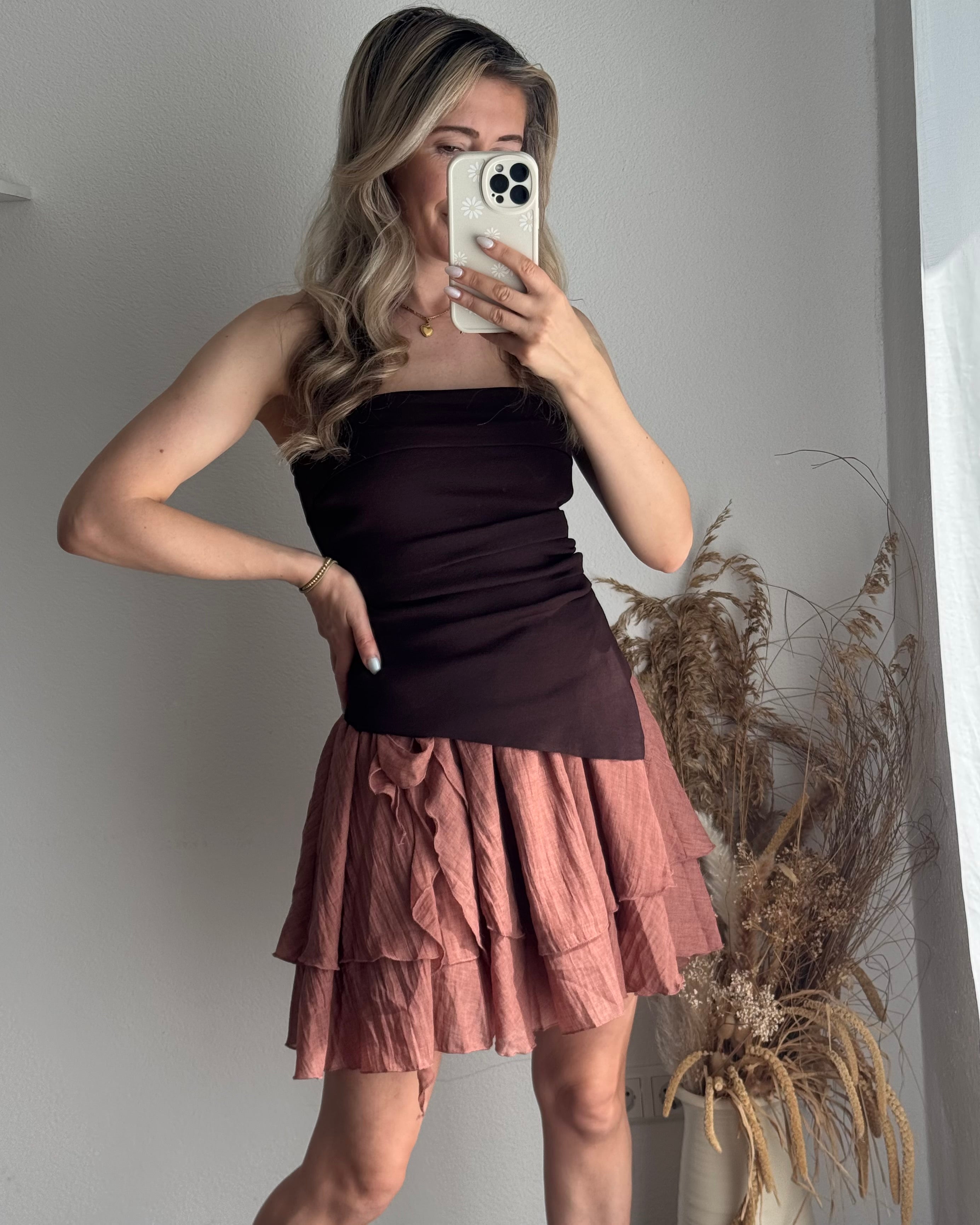 Luftiger Volantrock mit Wickeloptik