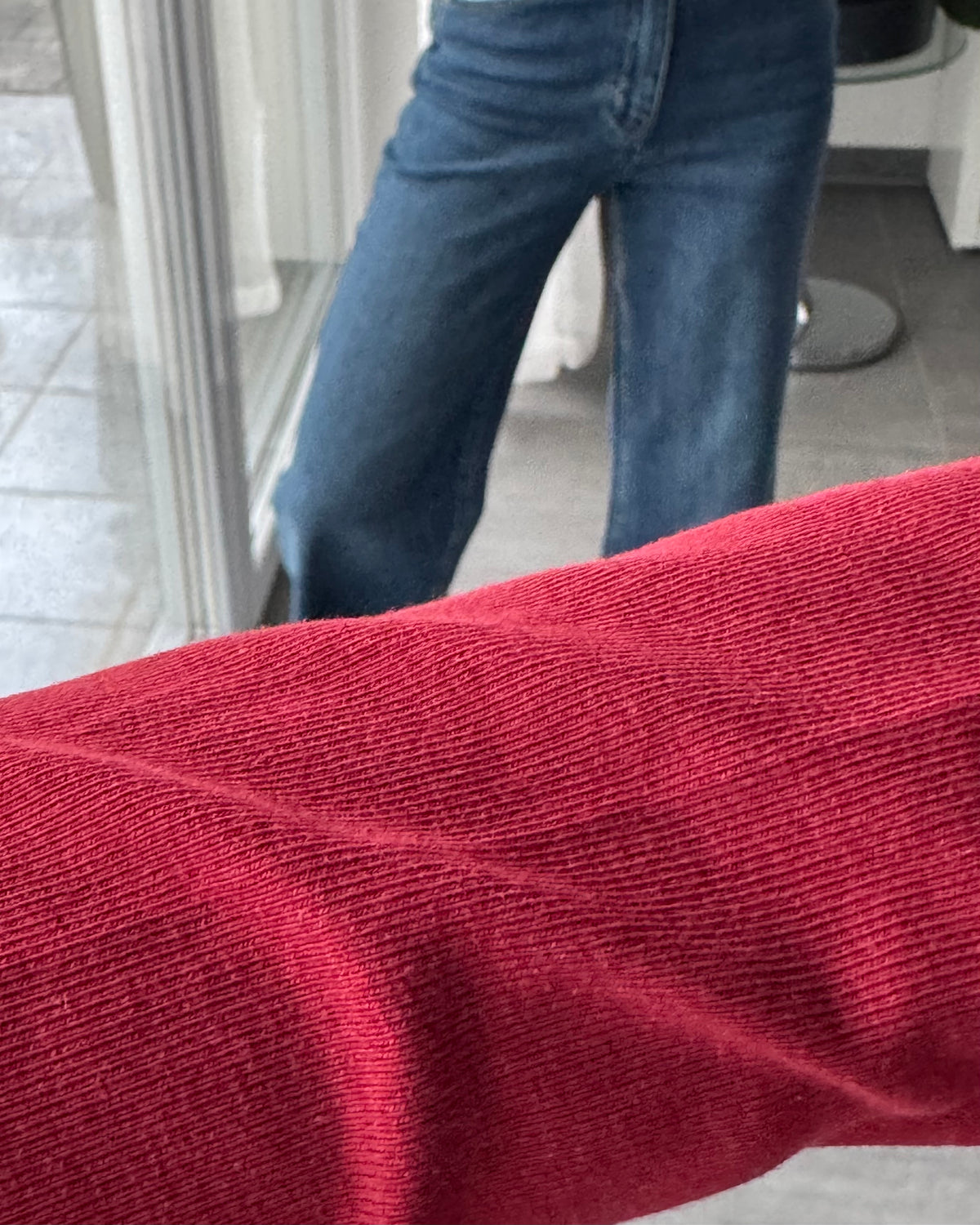 longsleeve Colorblock Bordeaux