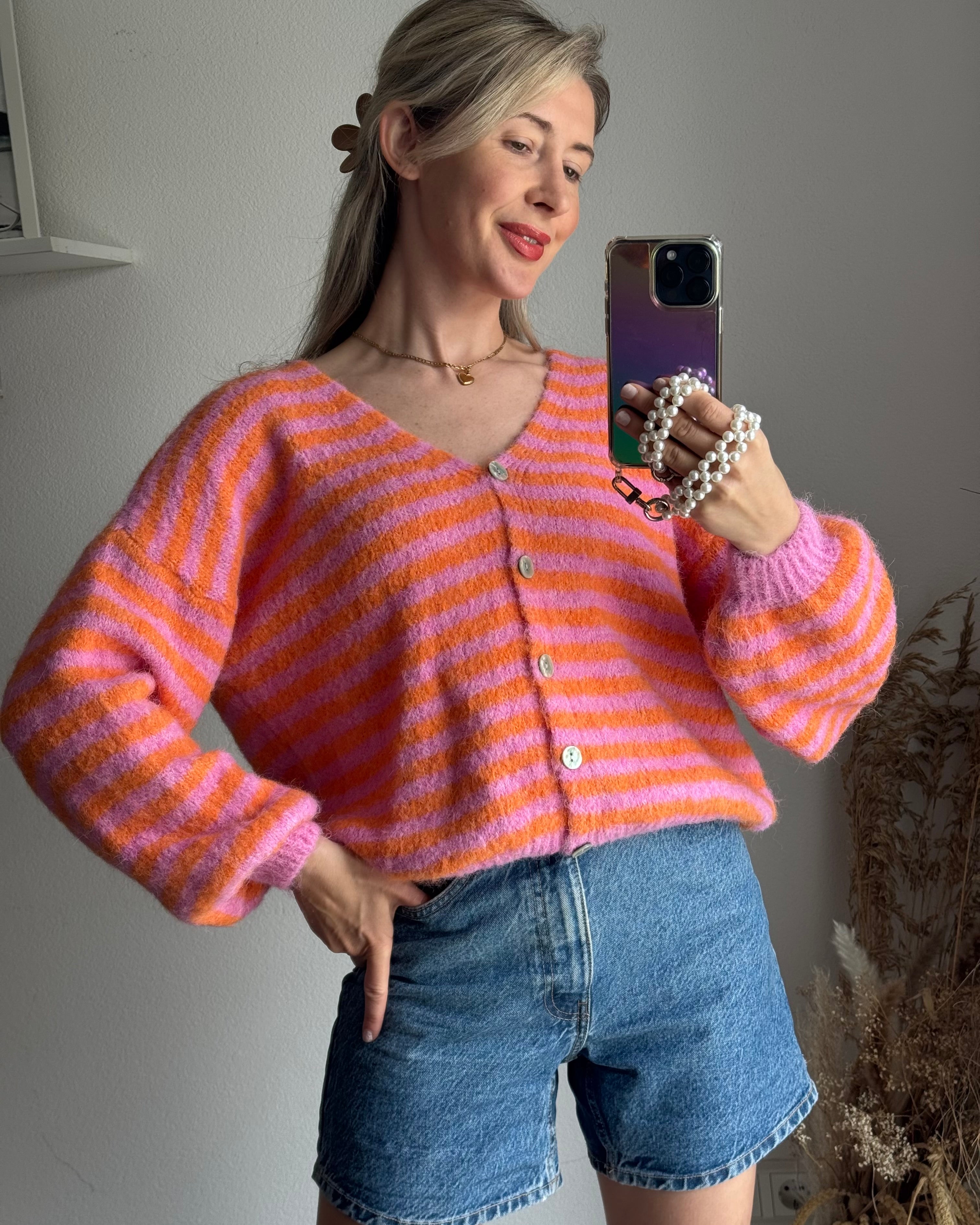 Cardigan Orange Dream