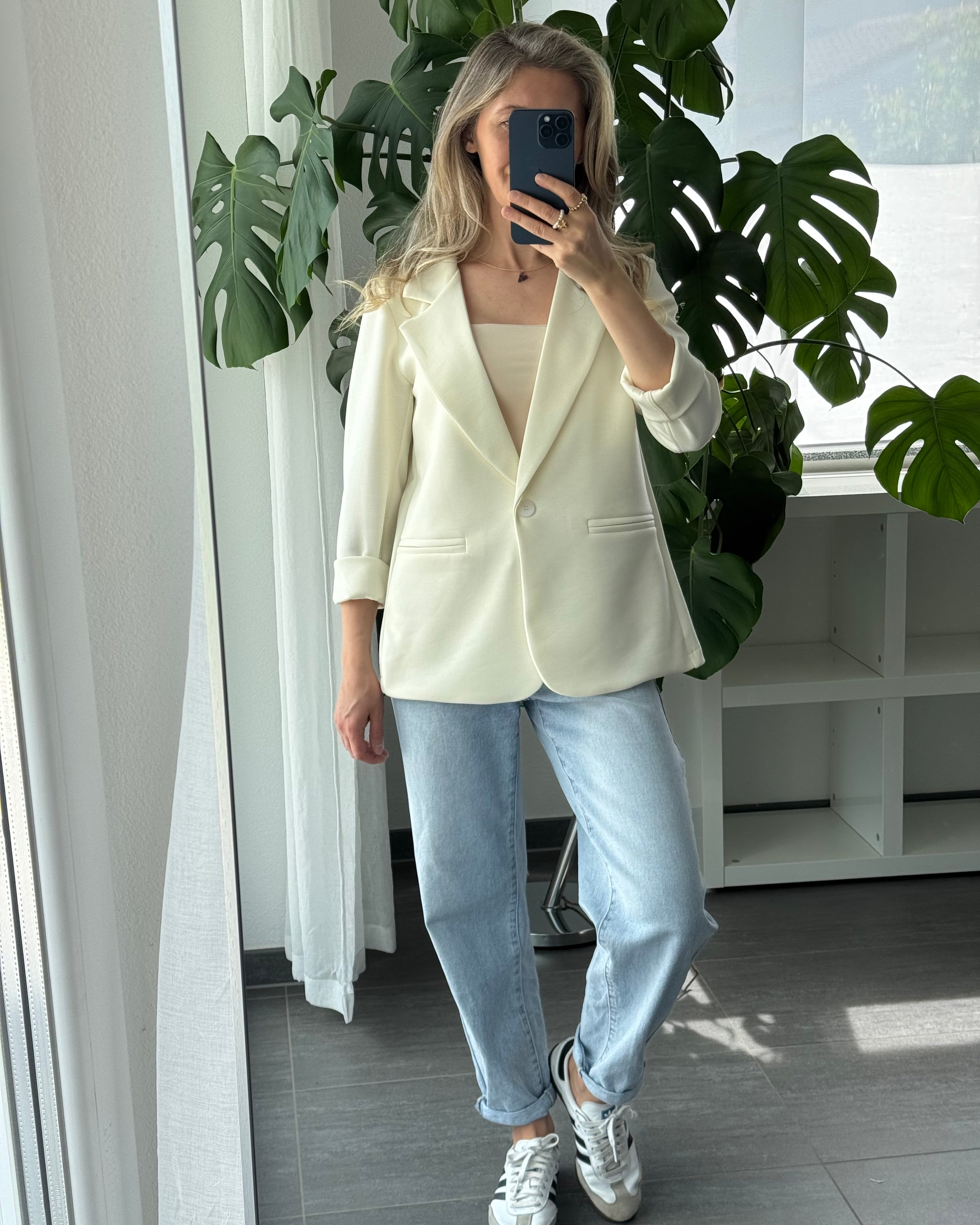 Daily Comfort Blazer Creme