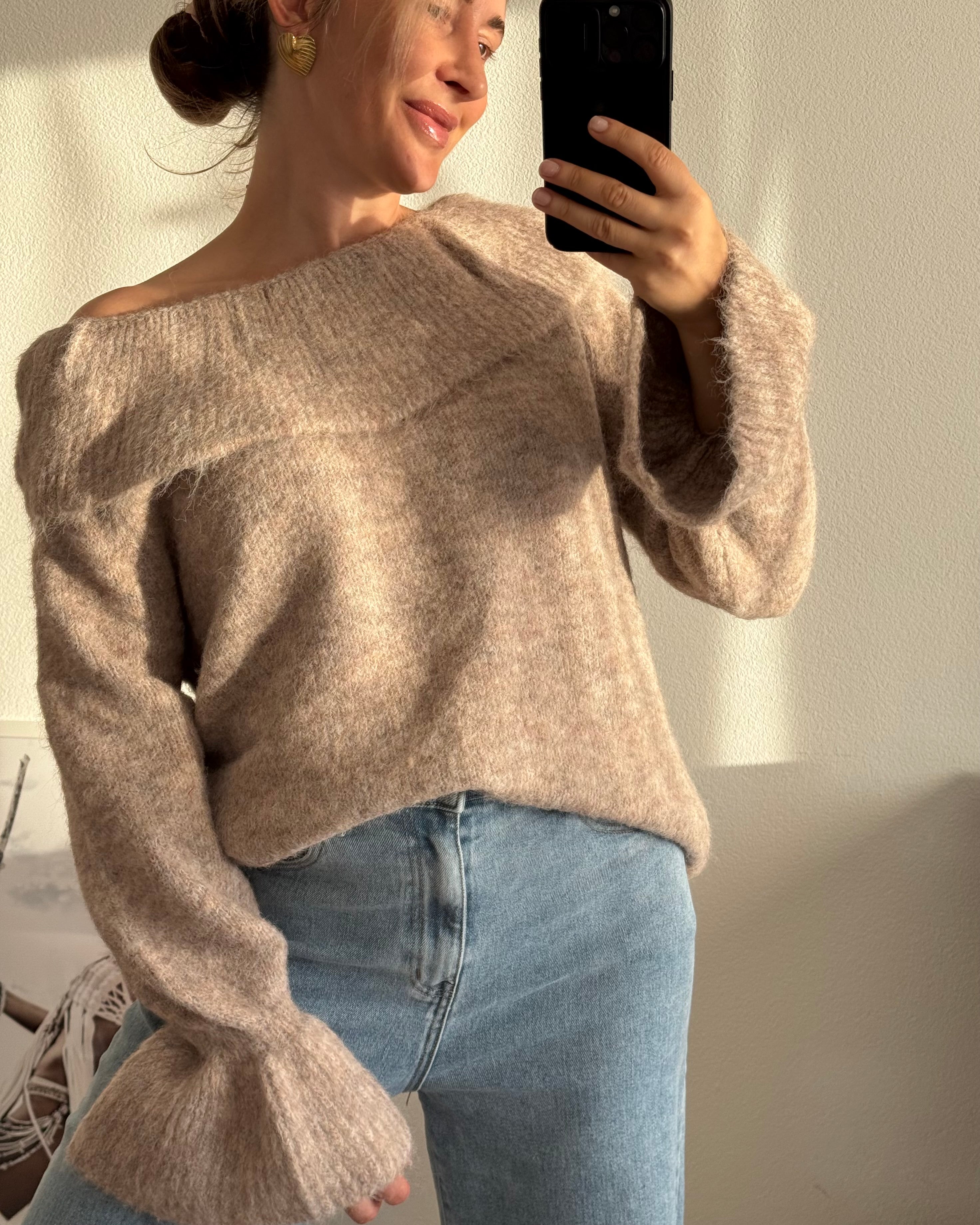 Pullover Softly Touch Mokka