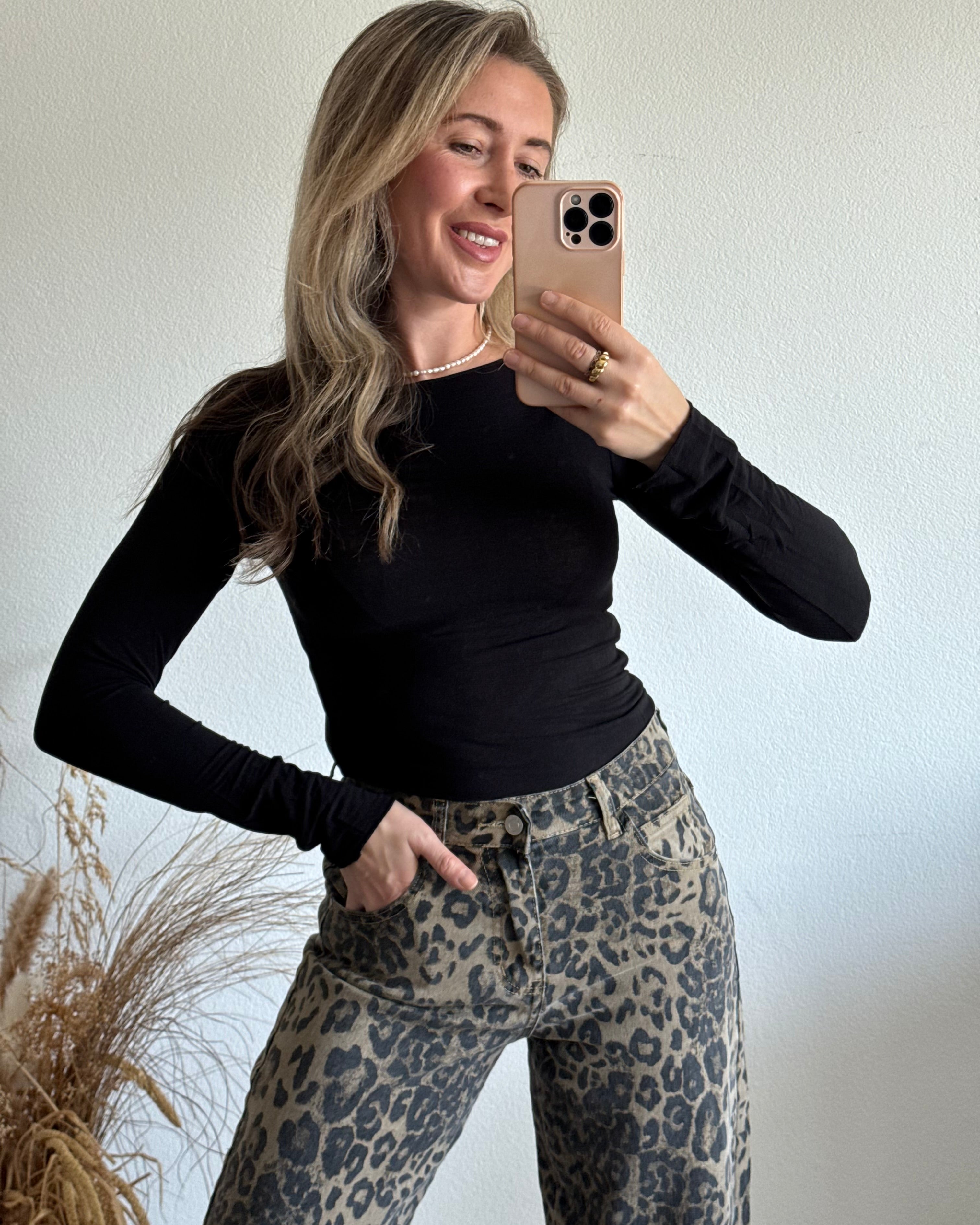 Supersoft & Stretchy Basictop SCHWARZ