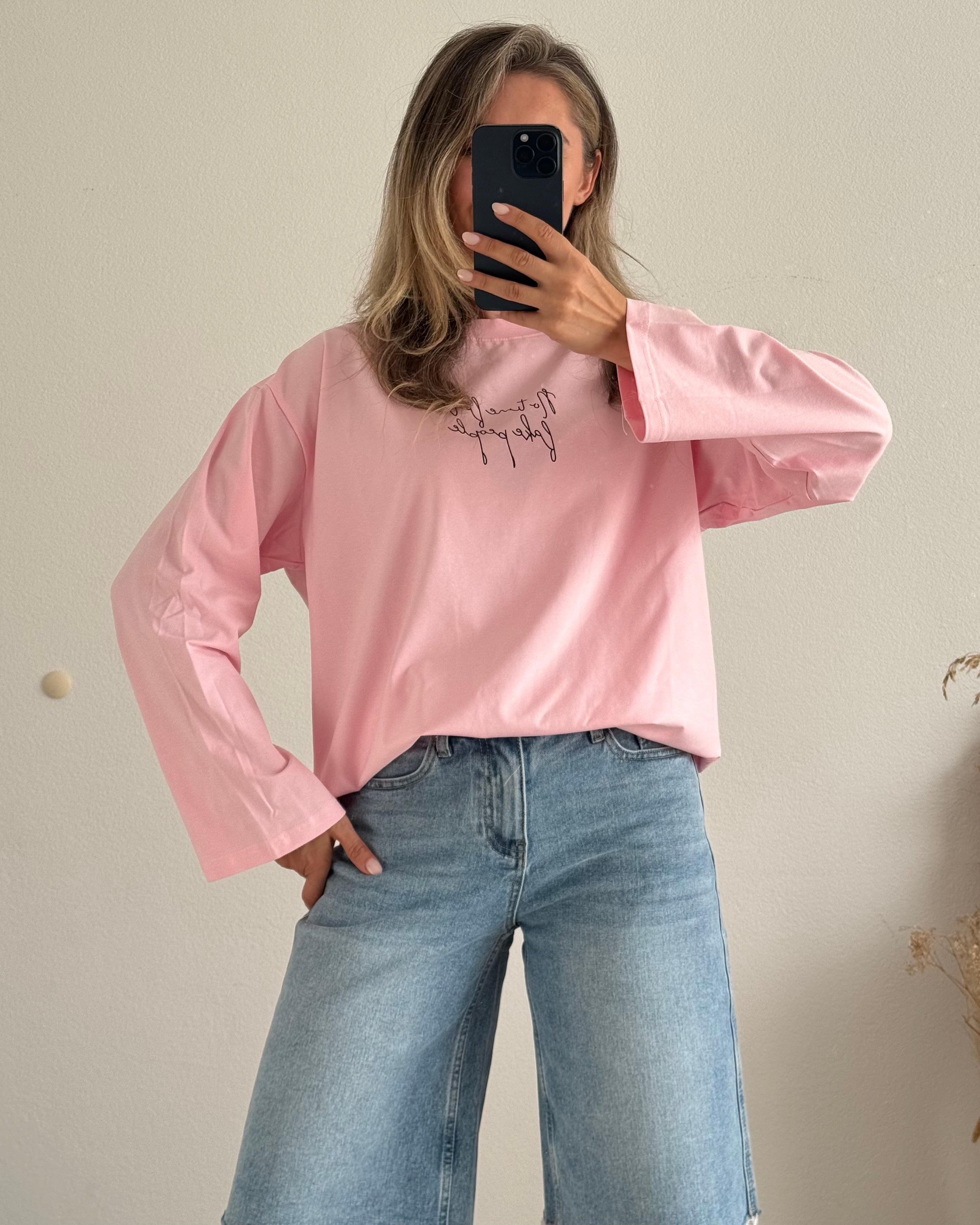 Oversize Shirt no time for fake people