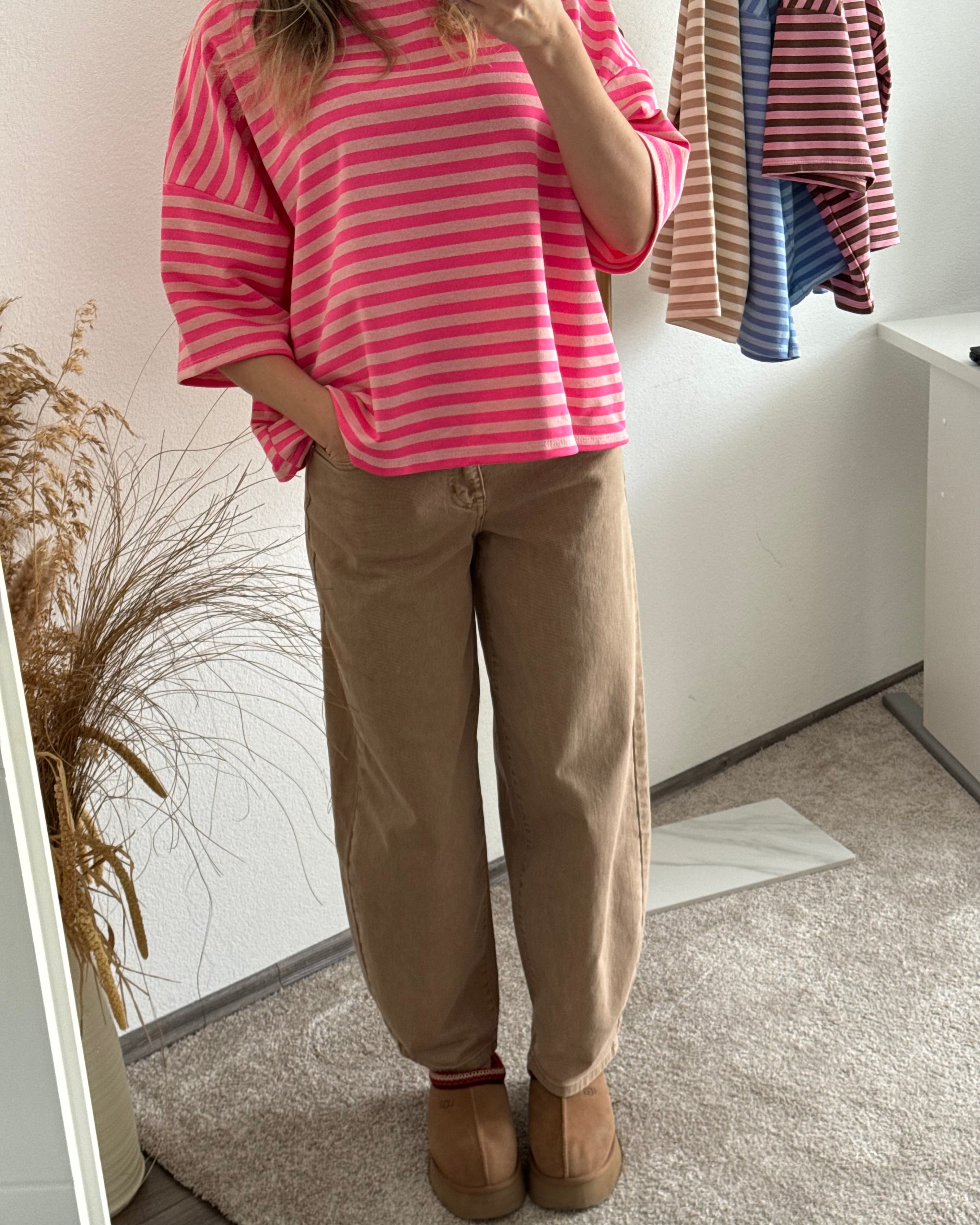 Stretch Balloon Jeans Taupe 2.0