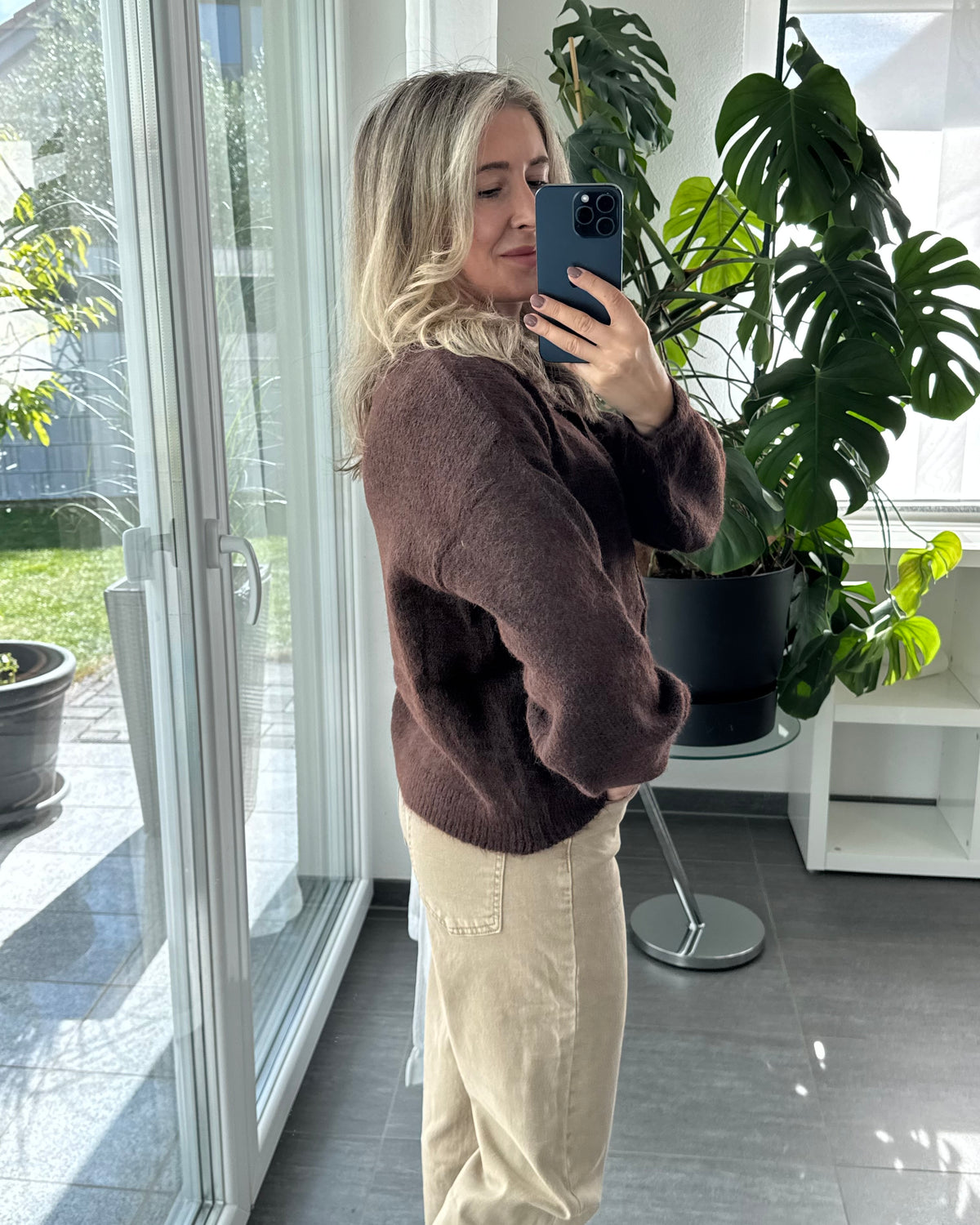 supersoft Cardigan Braun