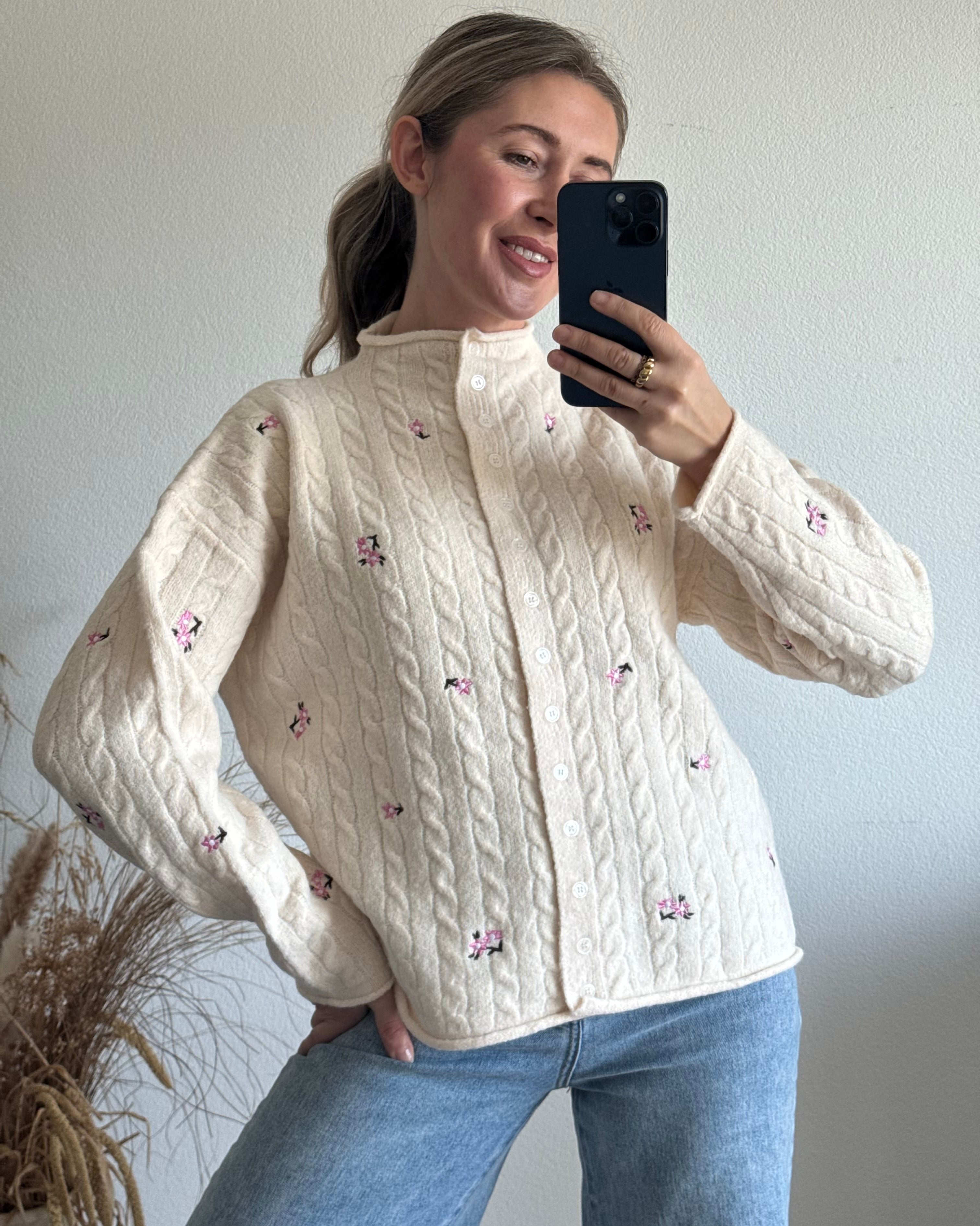 Cardigan Flower Dream CREME