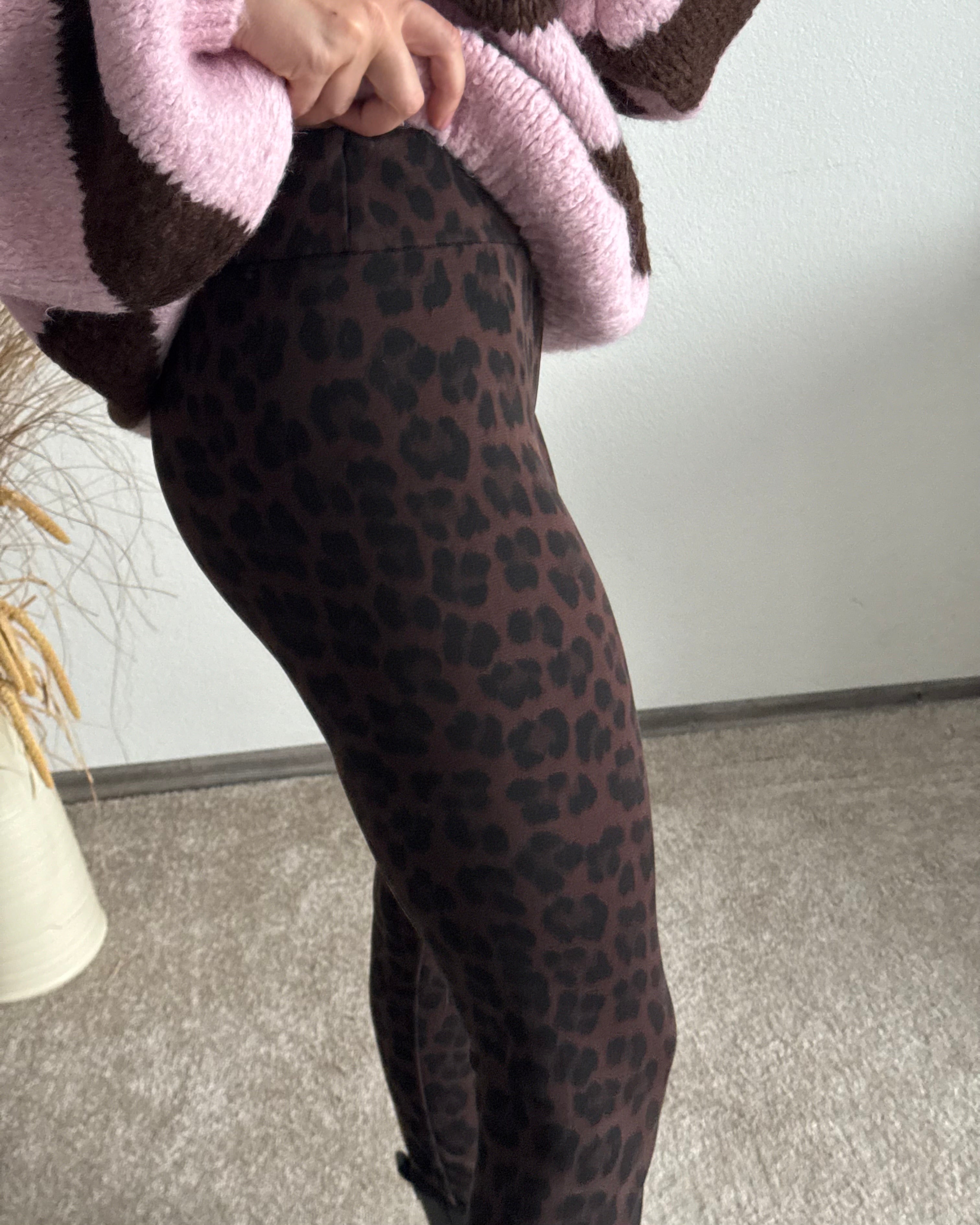 DICKERE LEO LEGGINGS BRAUN SCHWARZ