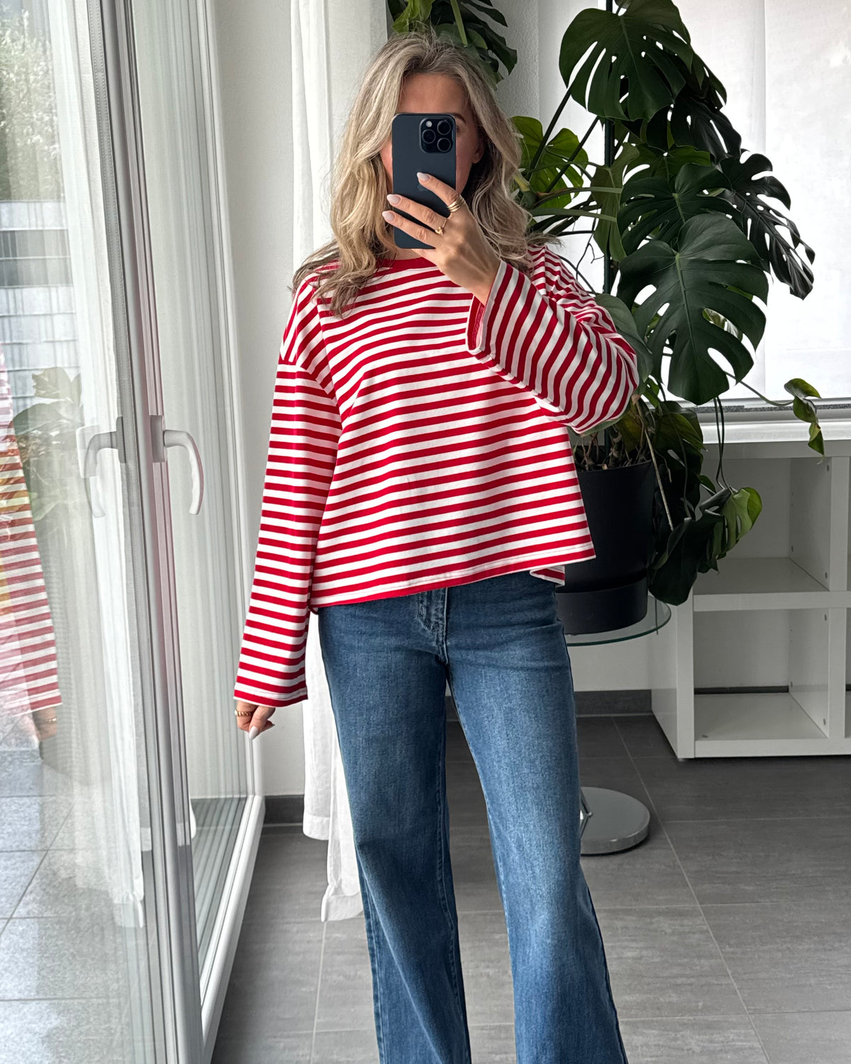 Oversize Stripe Shirt Rot