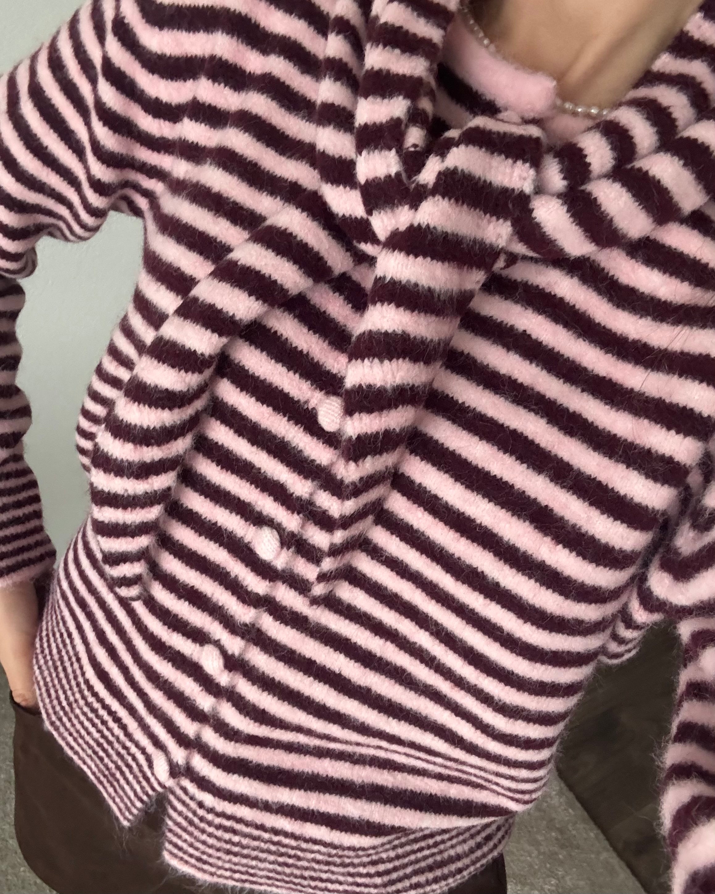 Cardigan mit Dreieckschal