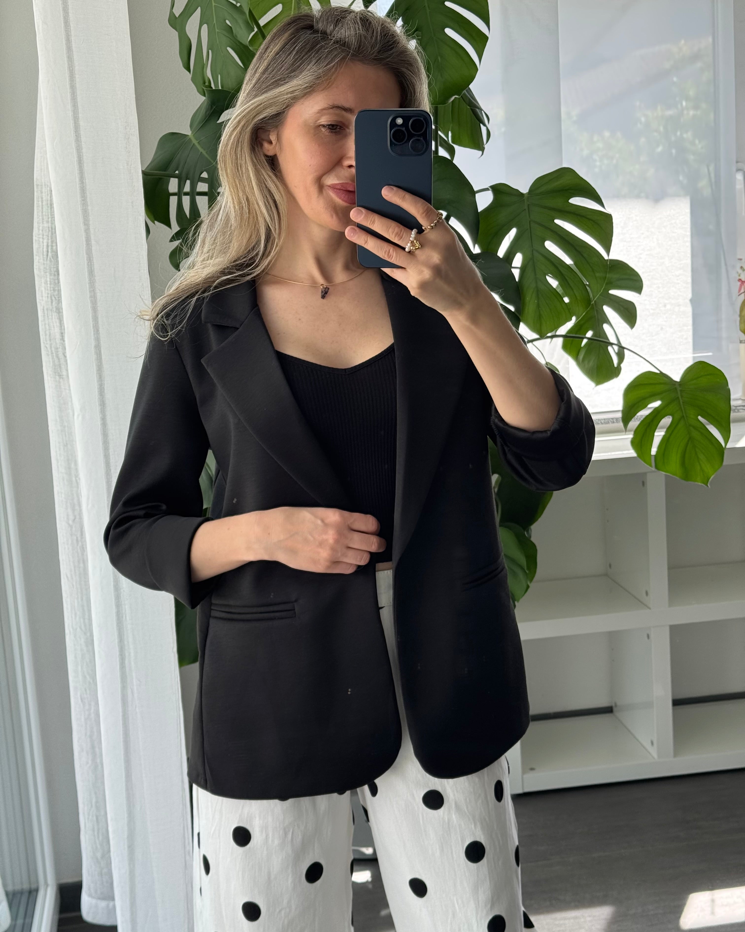 Daily Comfort Blazer schwarz