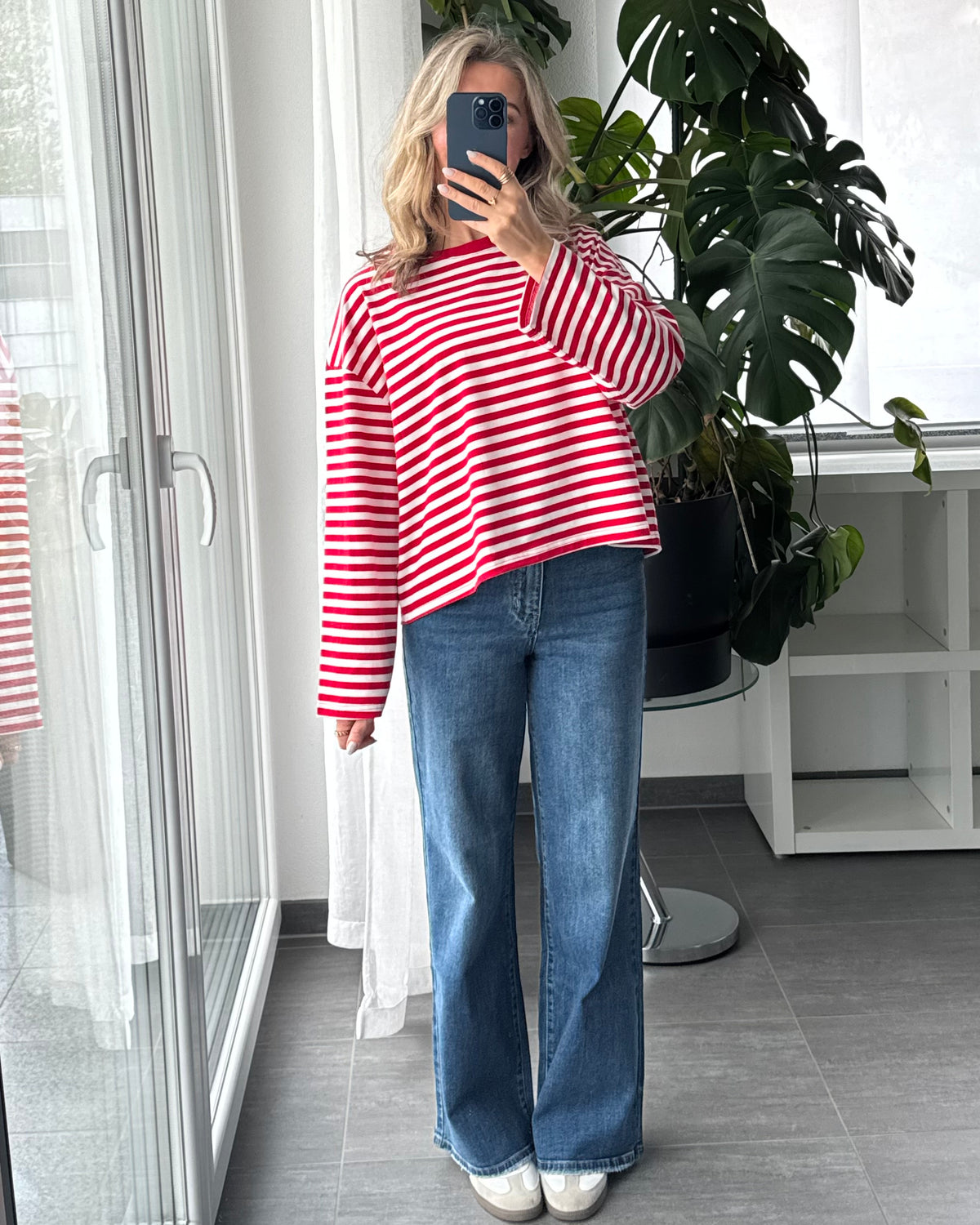 Oversize Stripe Shirt Rot