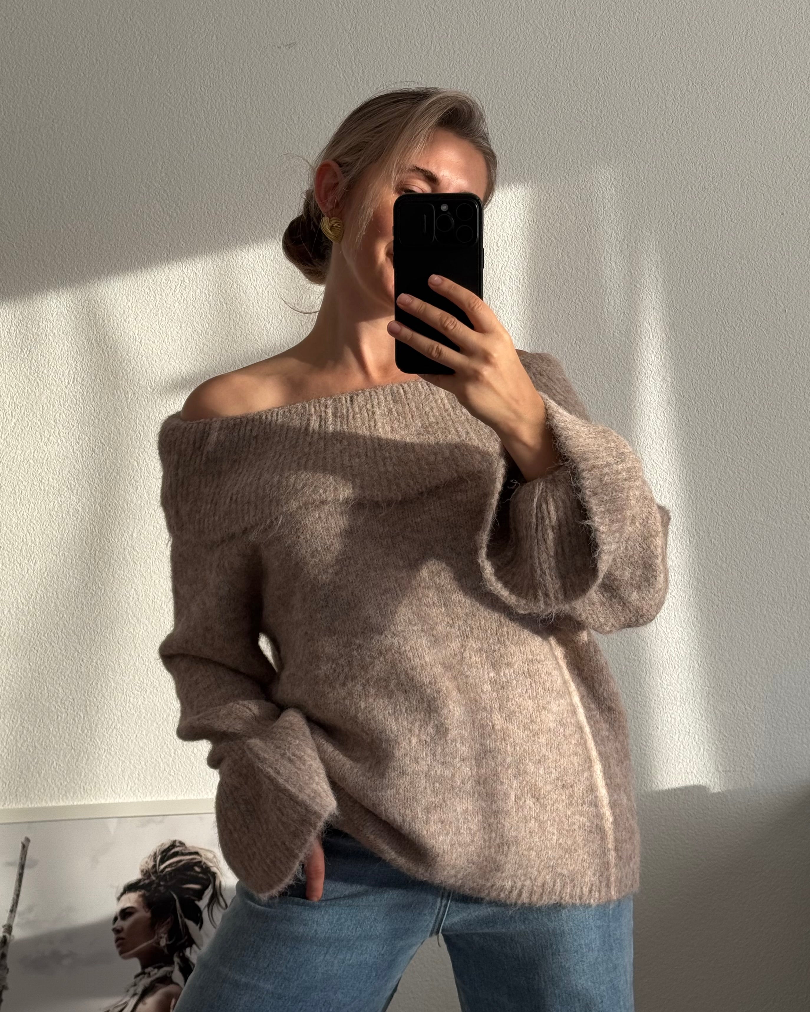 Pullover Softly Touch Mokka