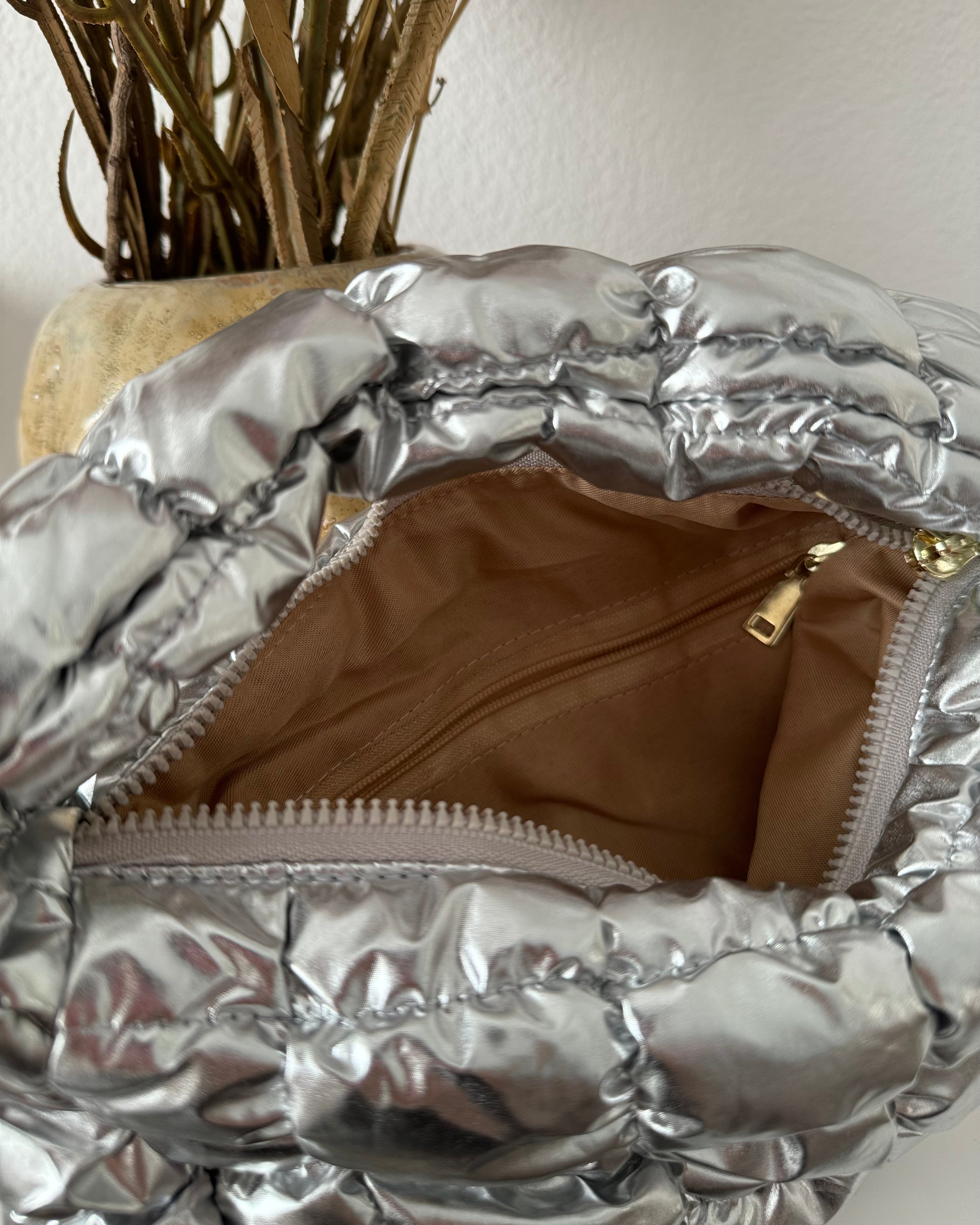 MICRO PILLOW BAG SILVER