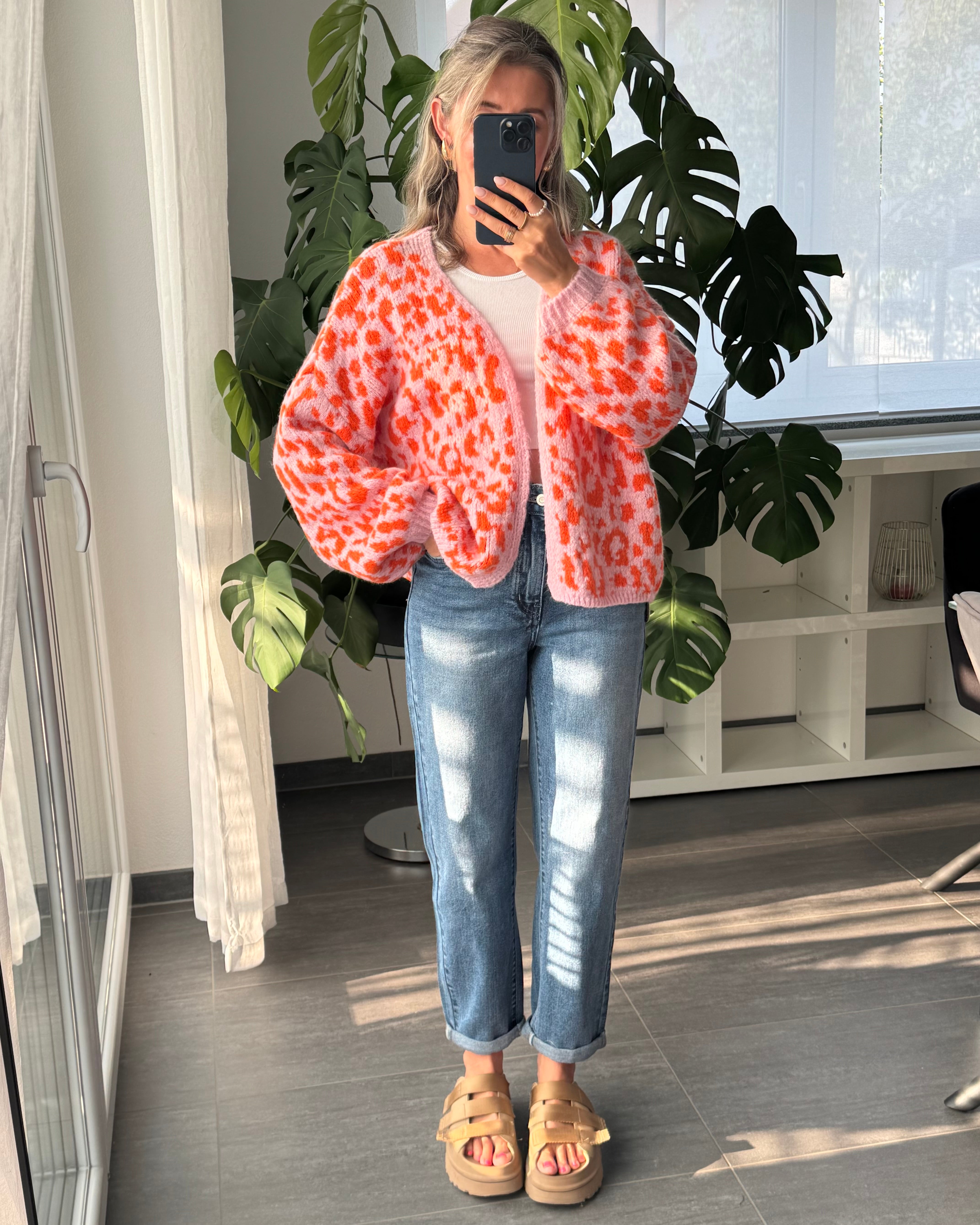 MOM JEANS Dunkelblau