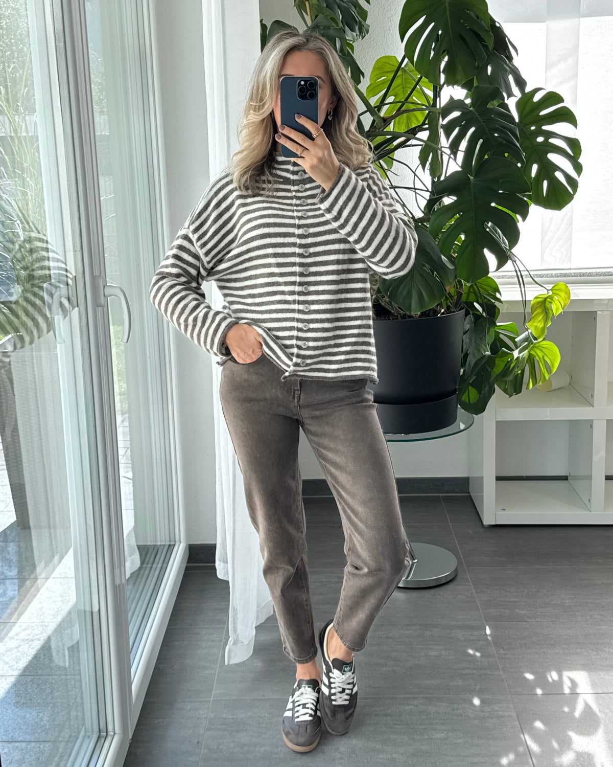 Cardigan Cozy Days Taupe creme