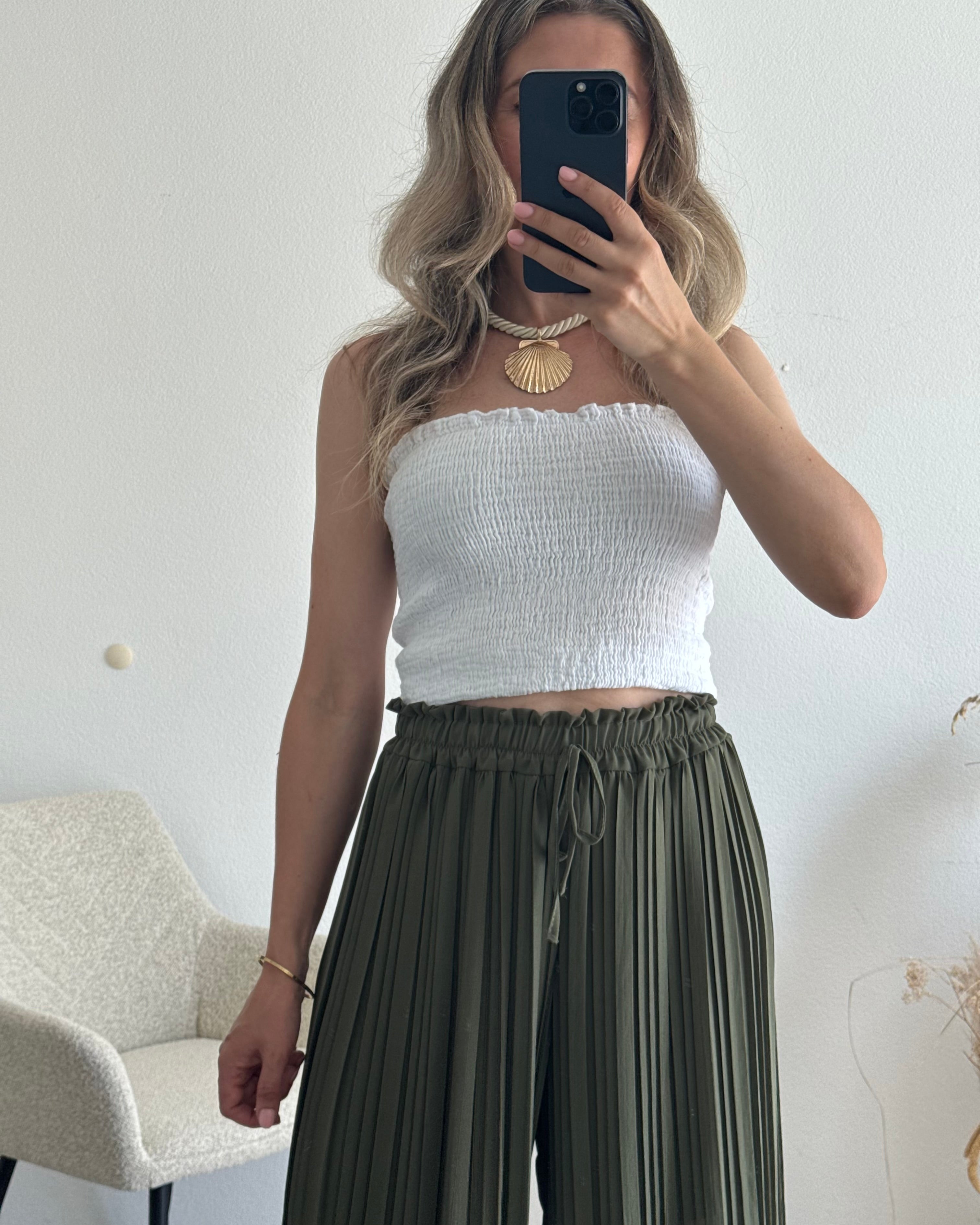 Bandeau Top weiß