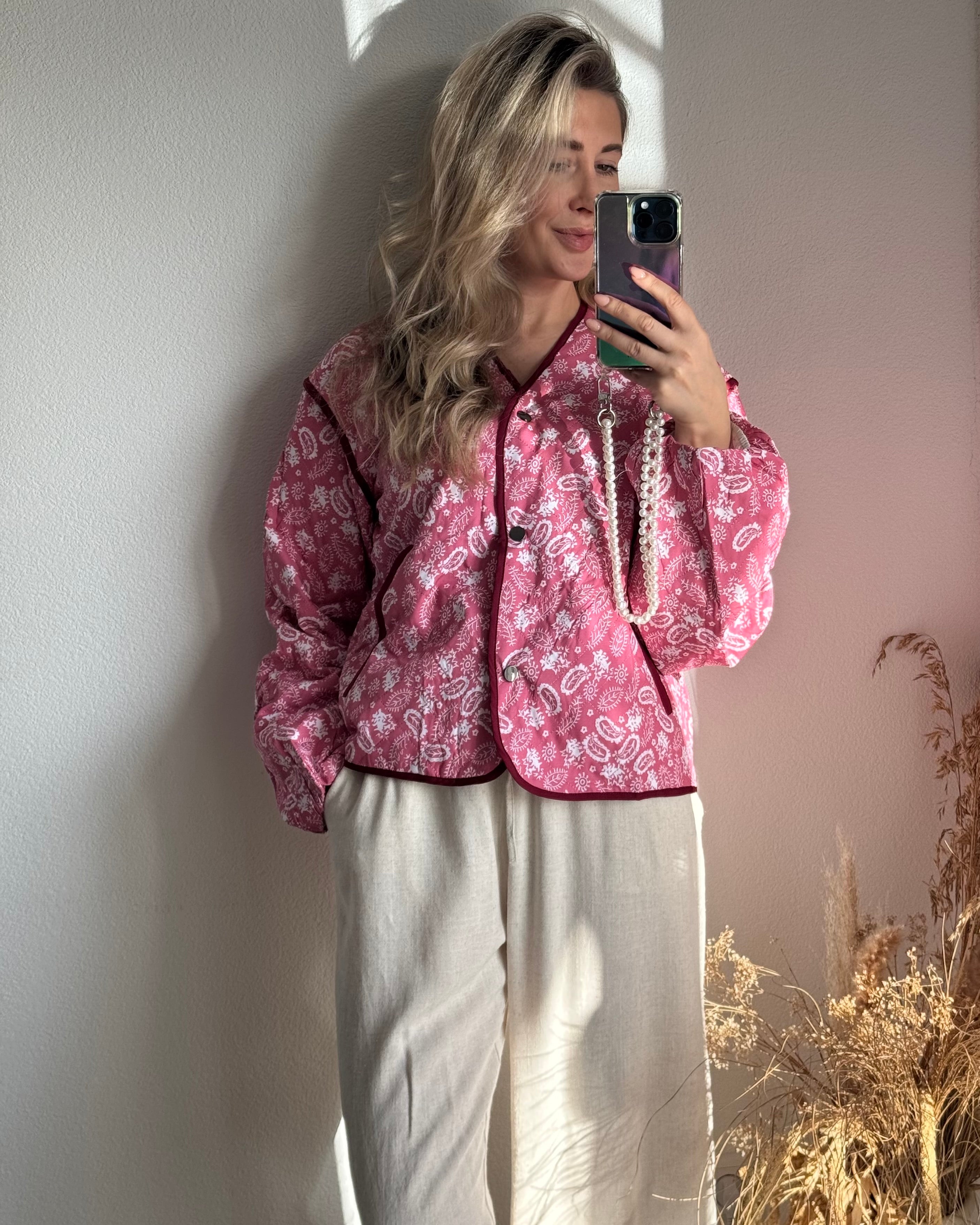 Leichte Jacke SPRING pink