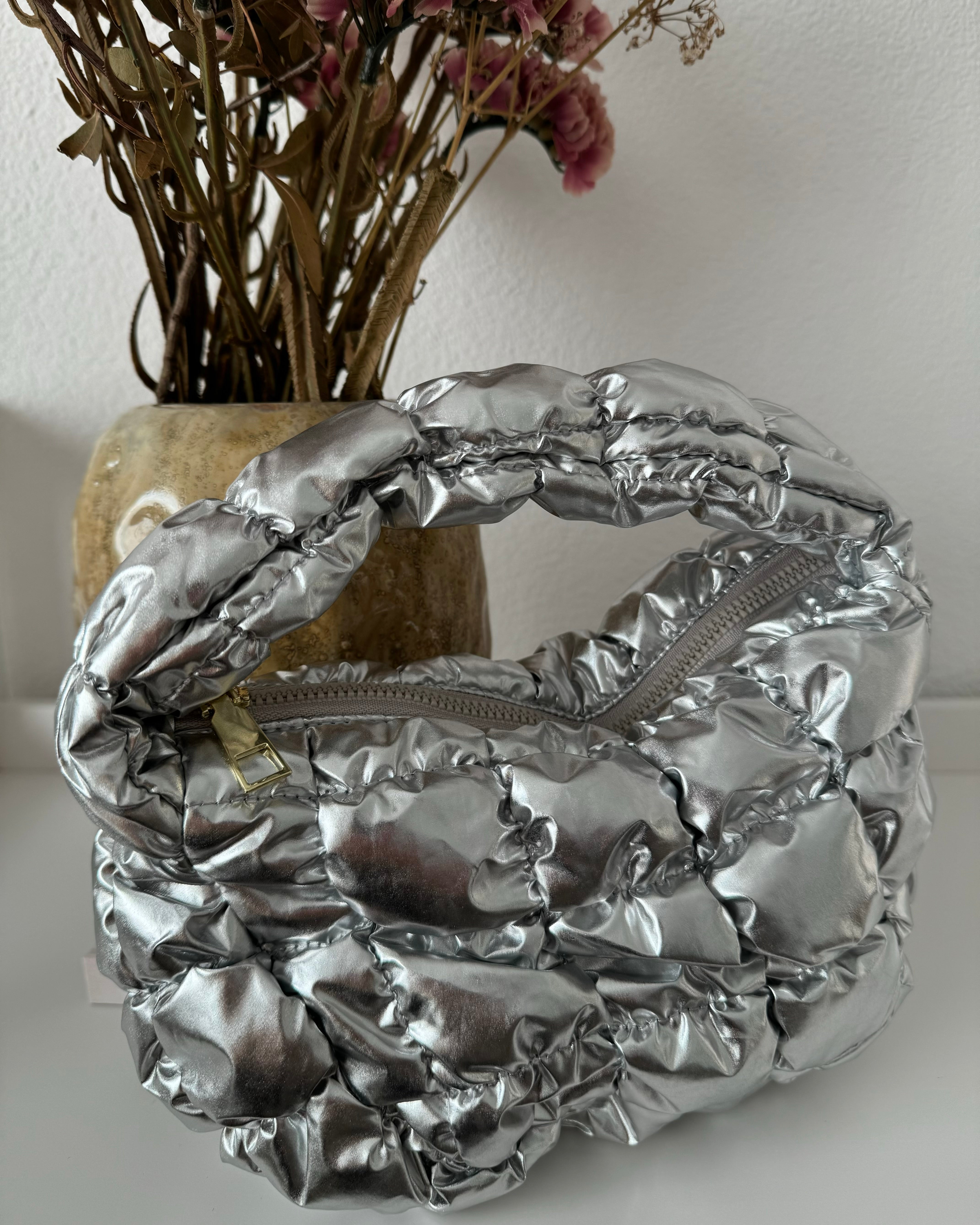 MICRO PILLOW BAG SILVER