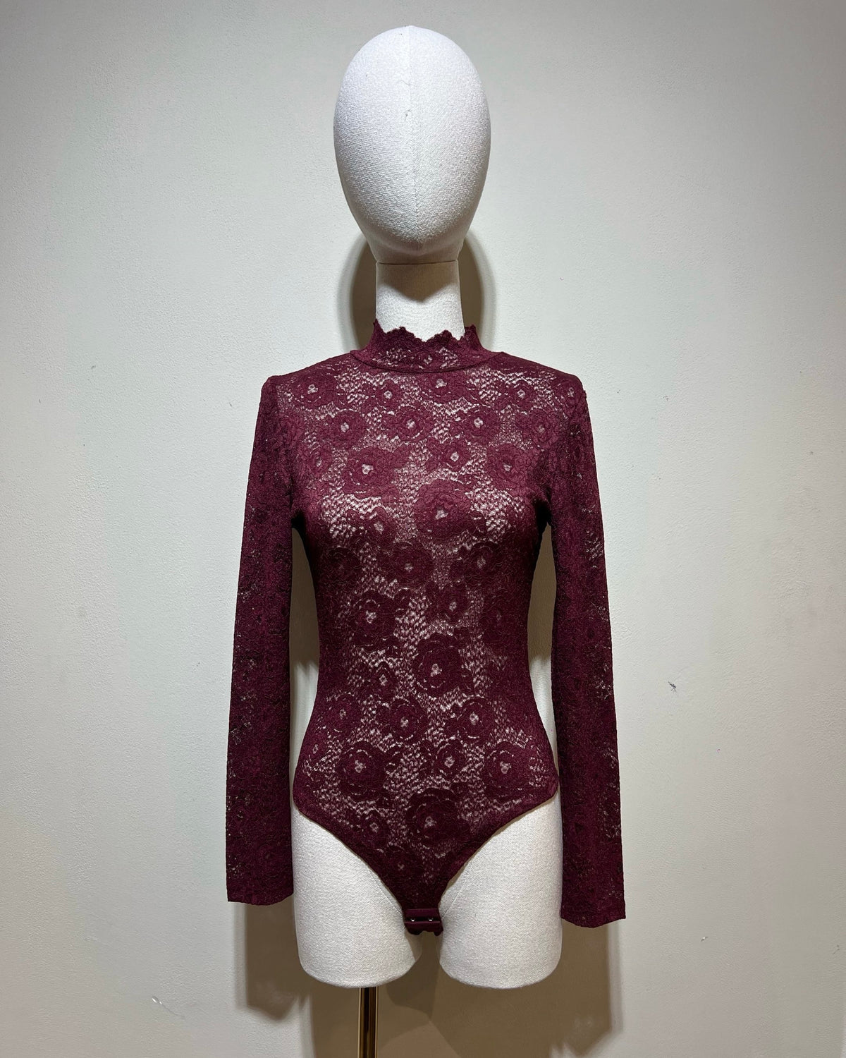 Spitzenbody Florence Bordeaux