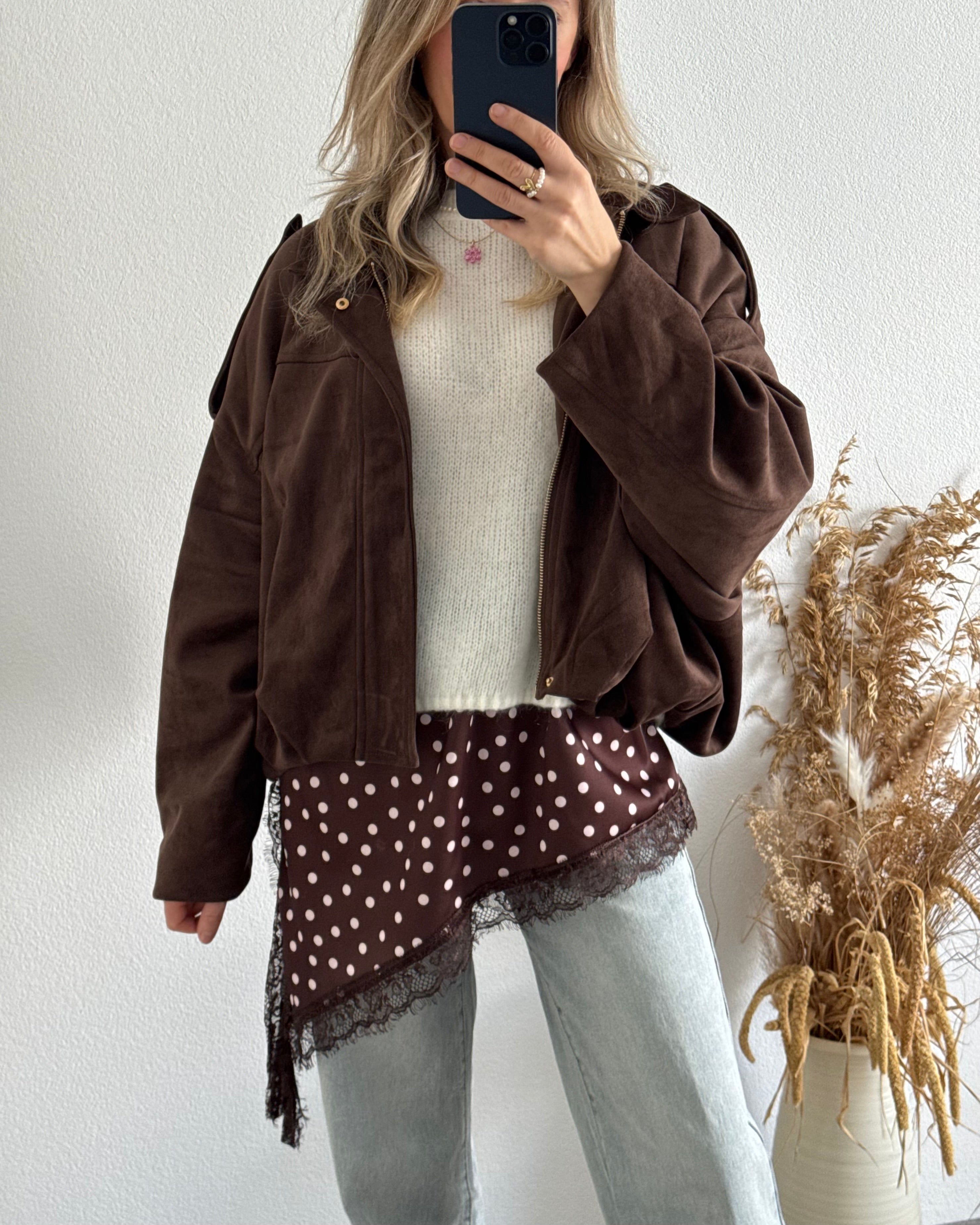 Spitzenlayer Rock polka dots