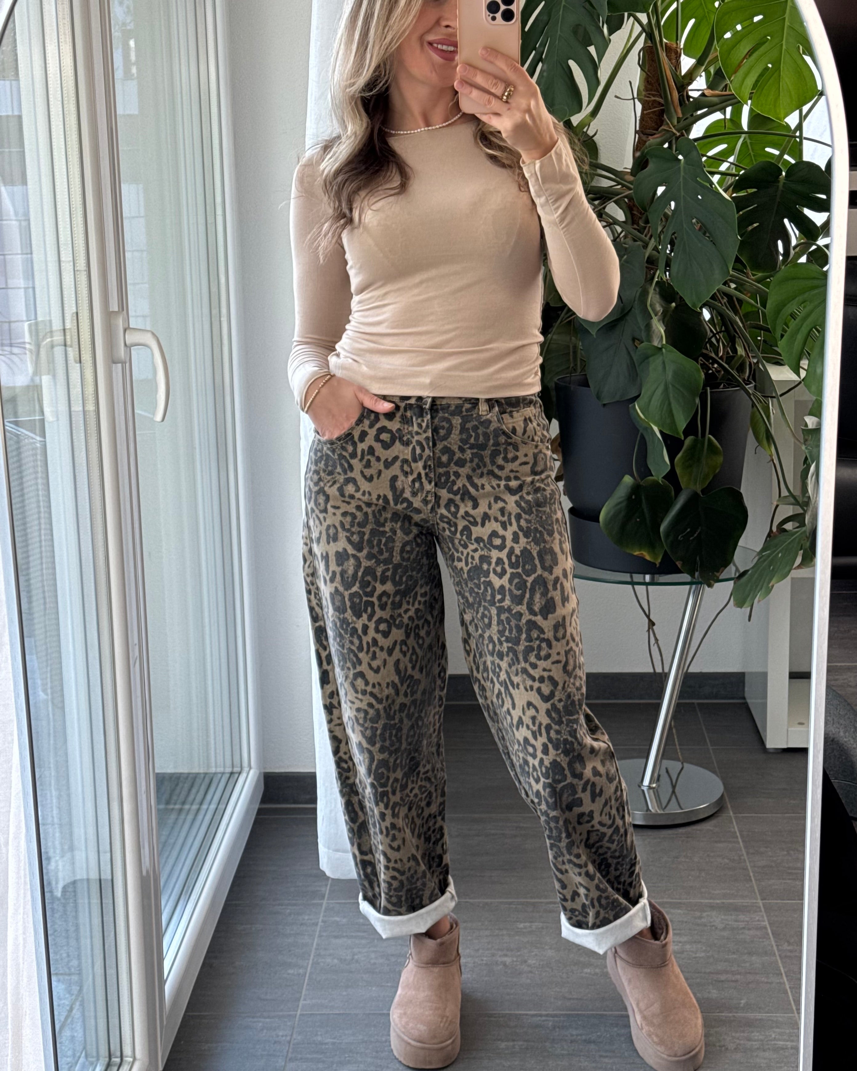 Stretch Balloon Jeans Leo