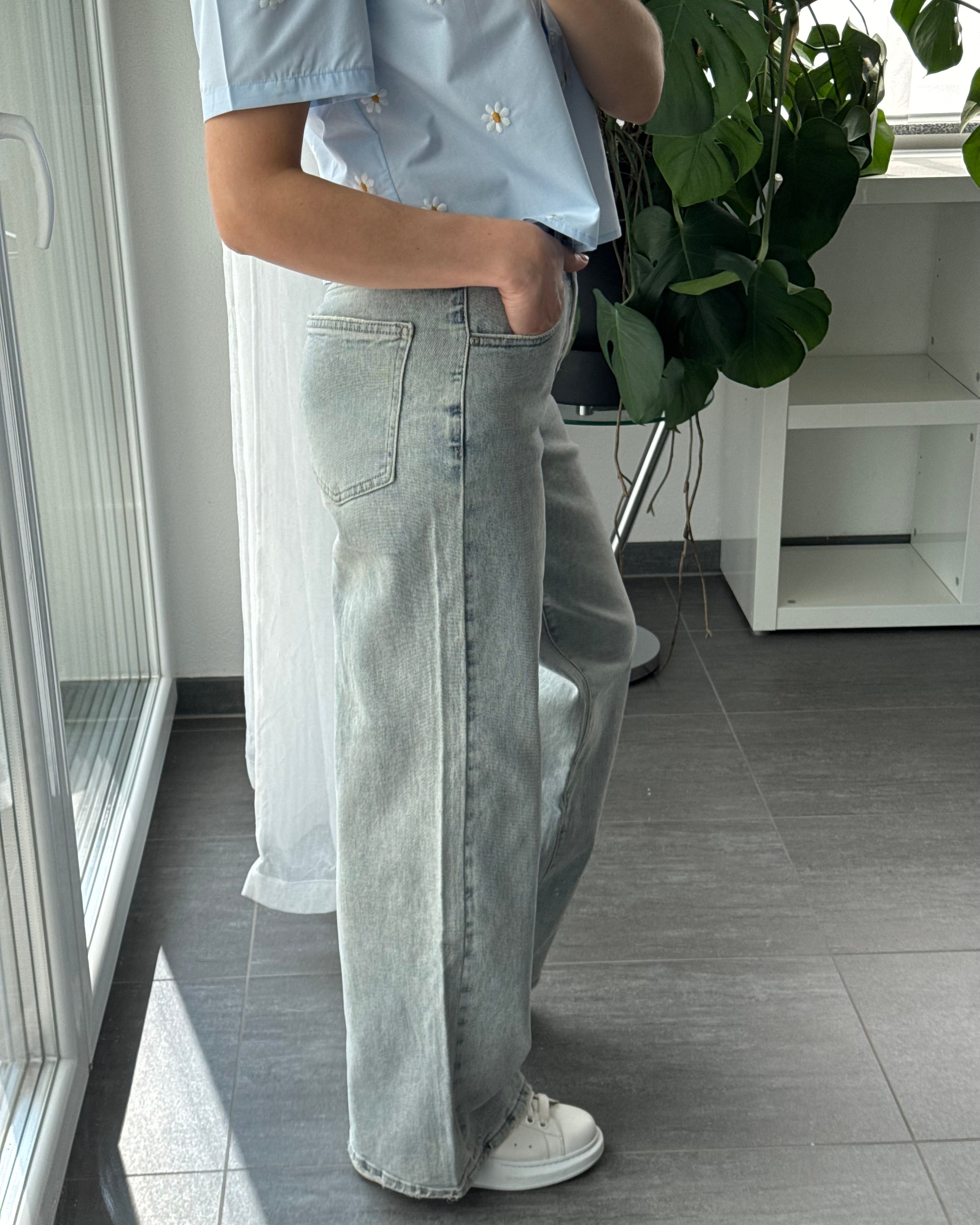 Wide leg Jeans Vintage Light Blue