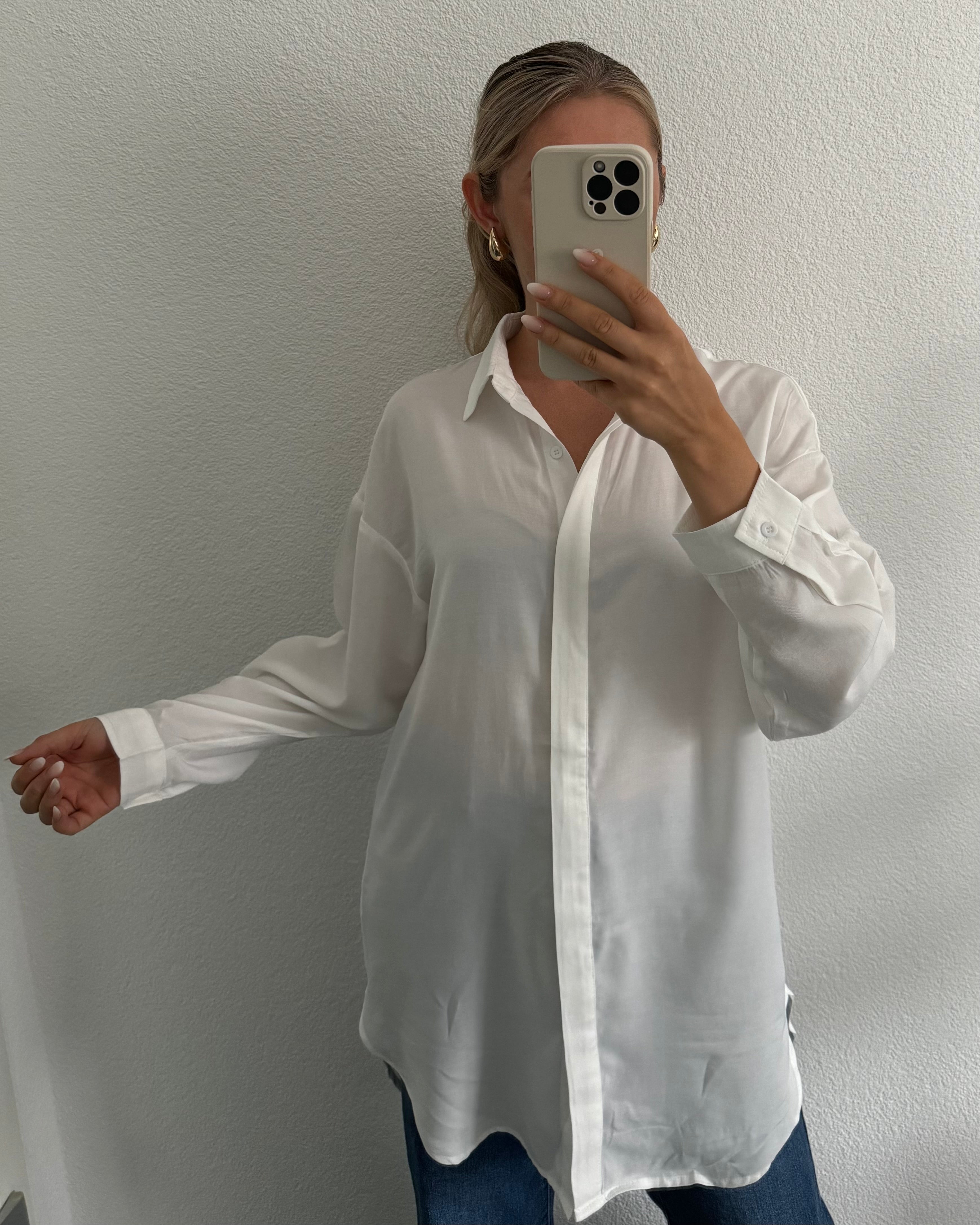 EINZELTEIL Longhemd White VOM UMTAUSCH AUSGESCHLOSSEN