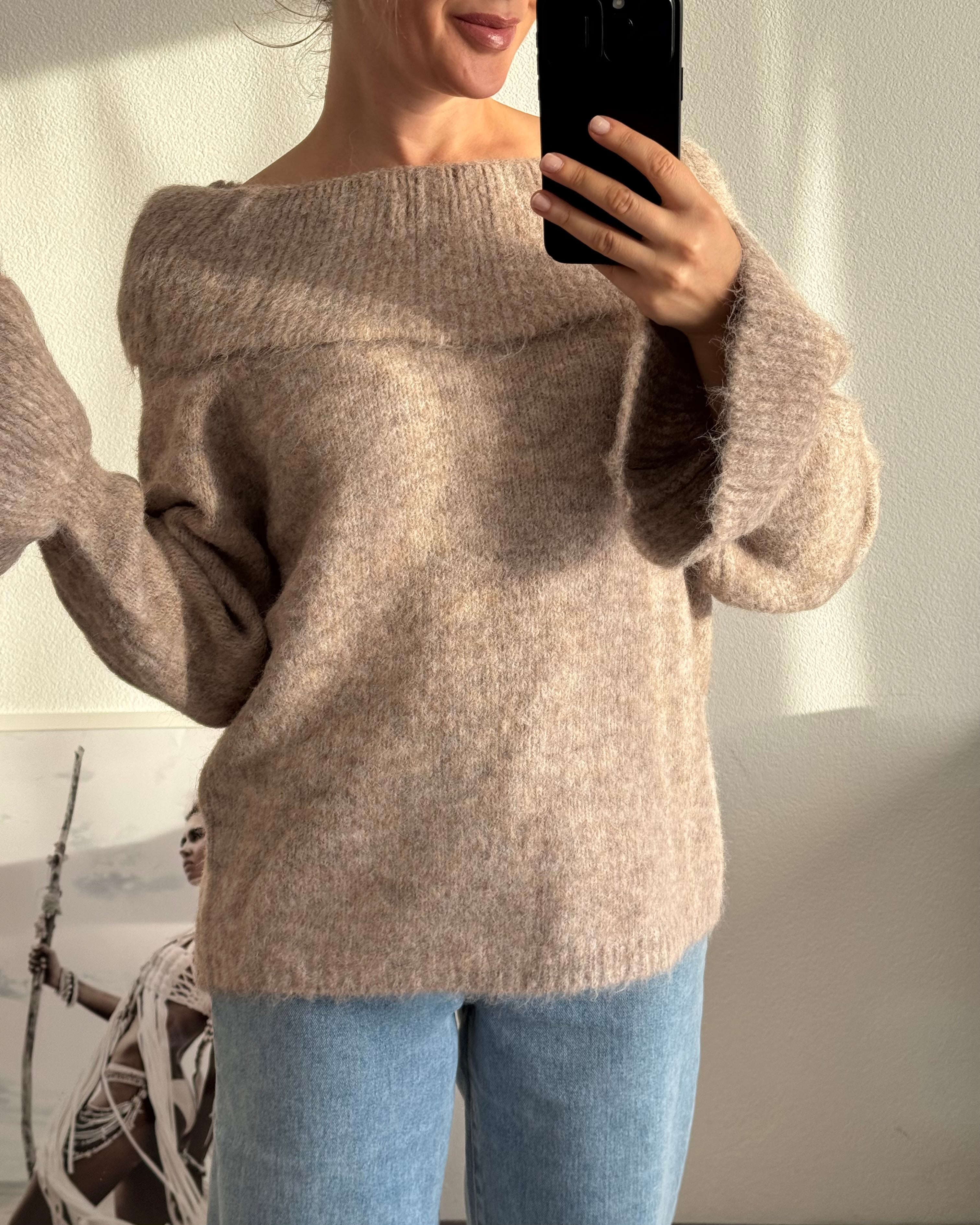 Pullover Softly Touch Mokka