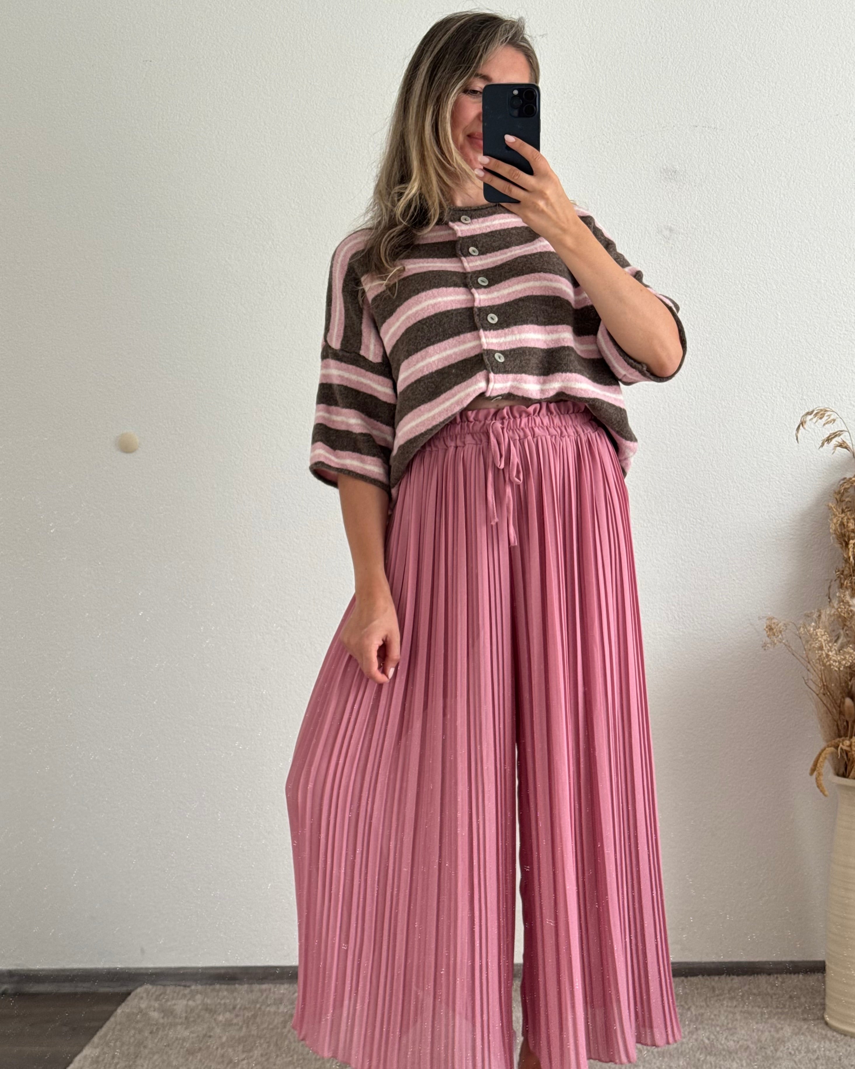 Cardigan Molly Stripes Taupe