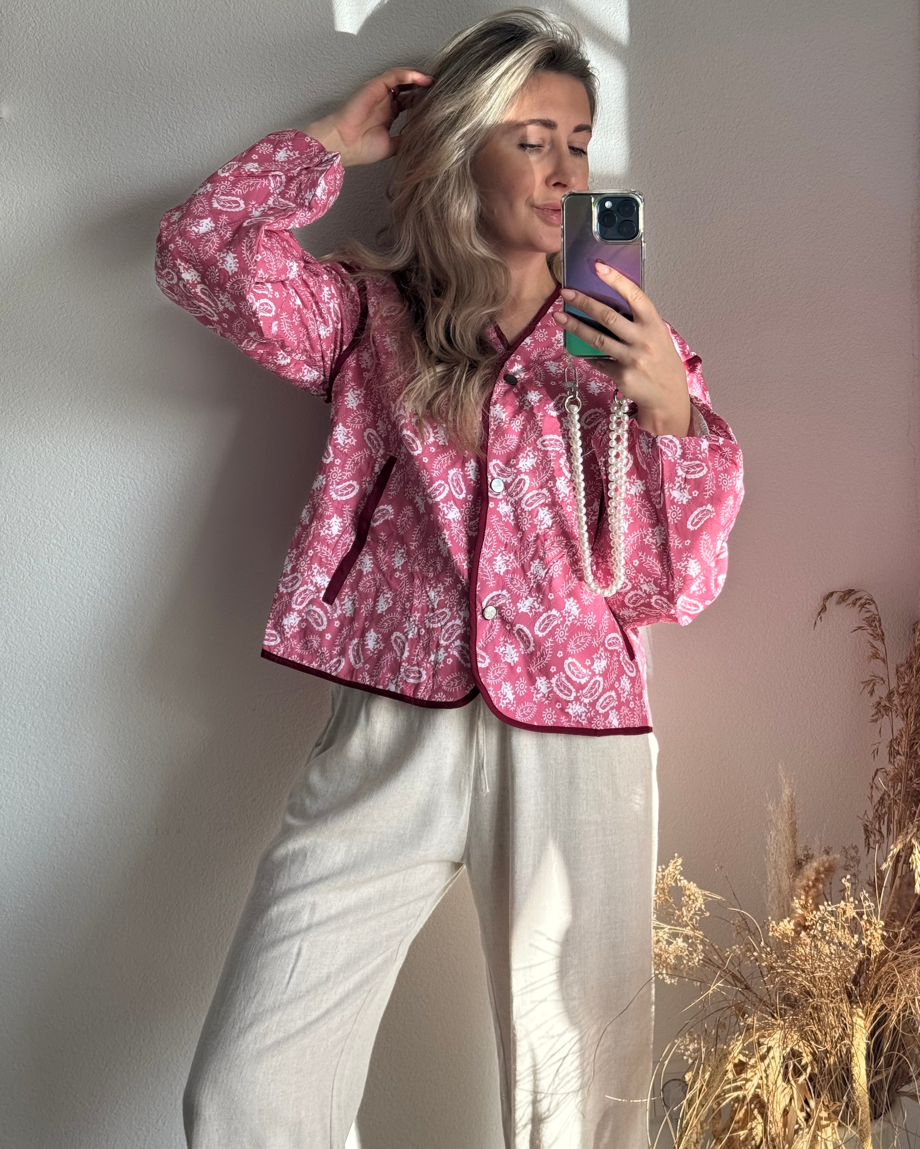 Leichte Jacke SPRING pink
