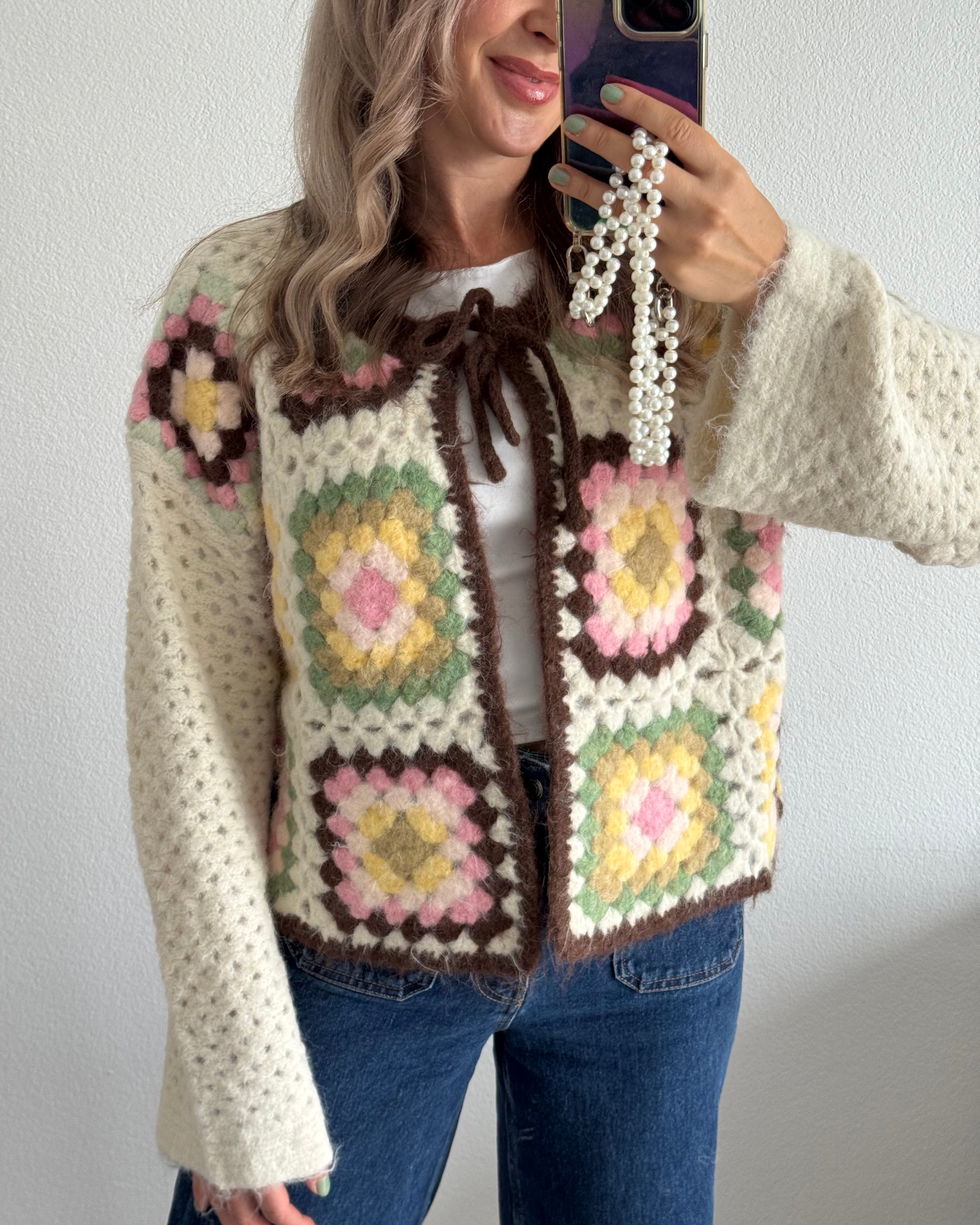 Crochet Cardigan Retro-Vibes