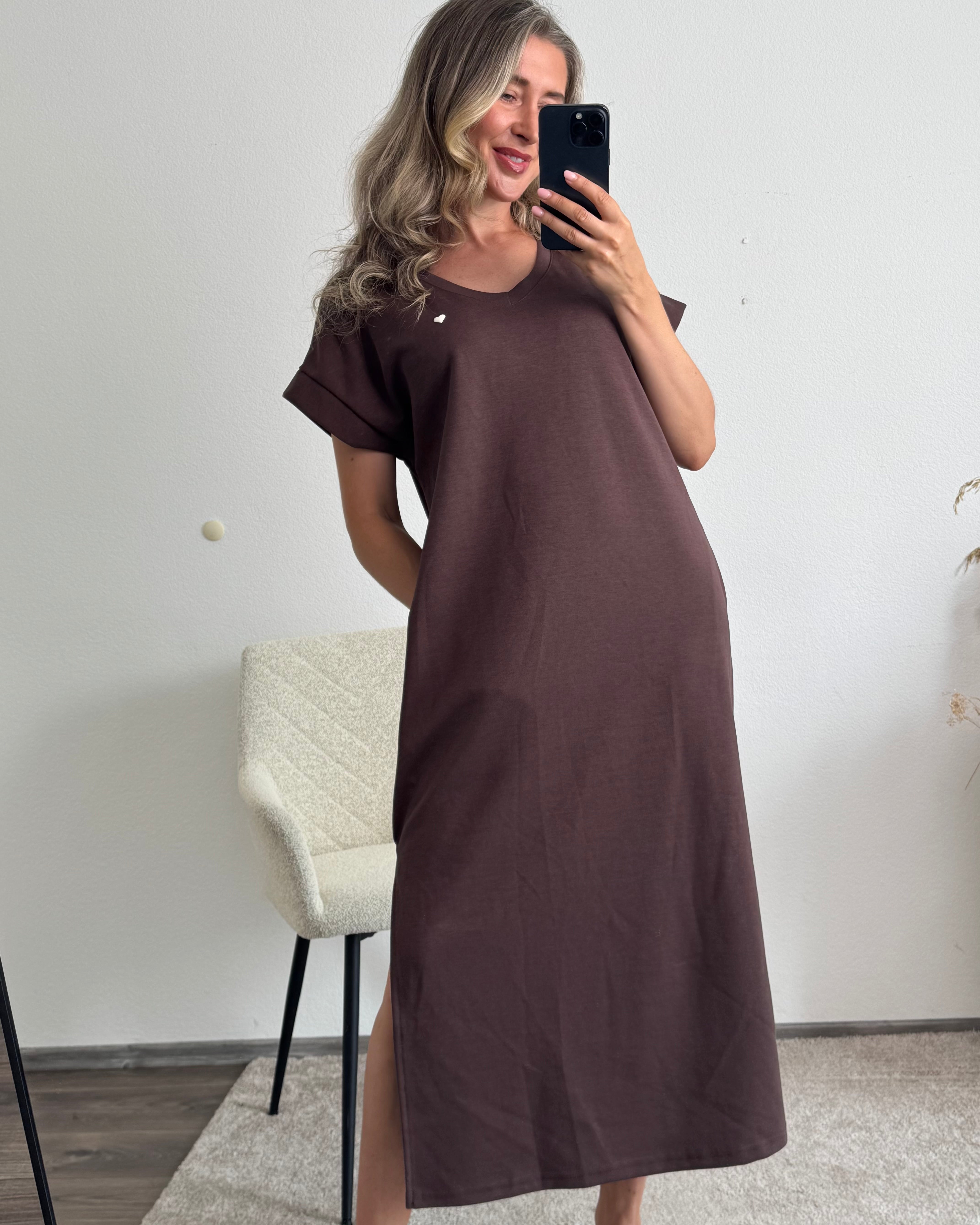 Oversize Kleid Lana braun