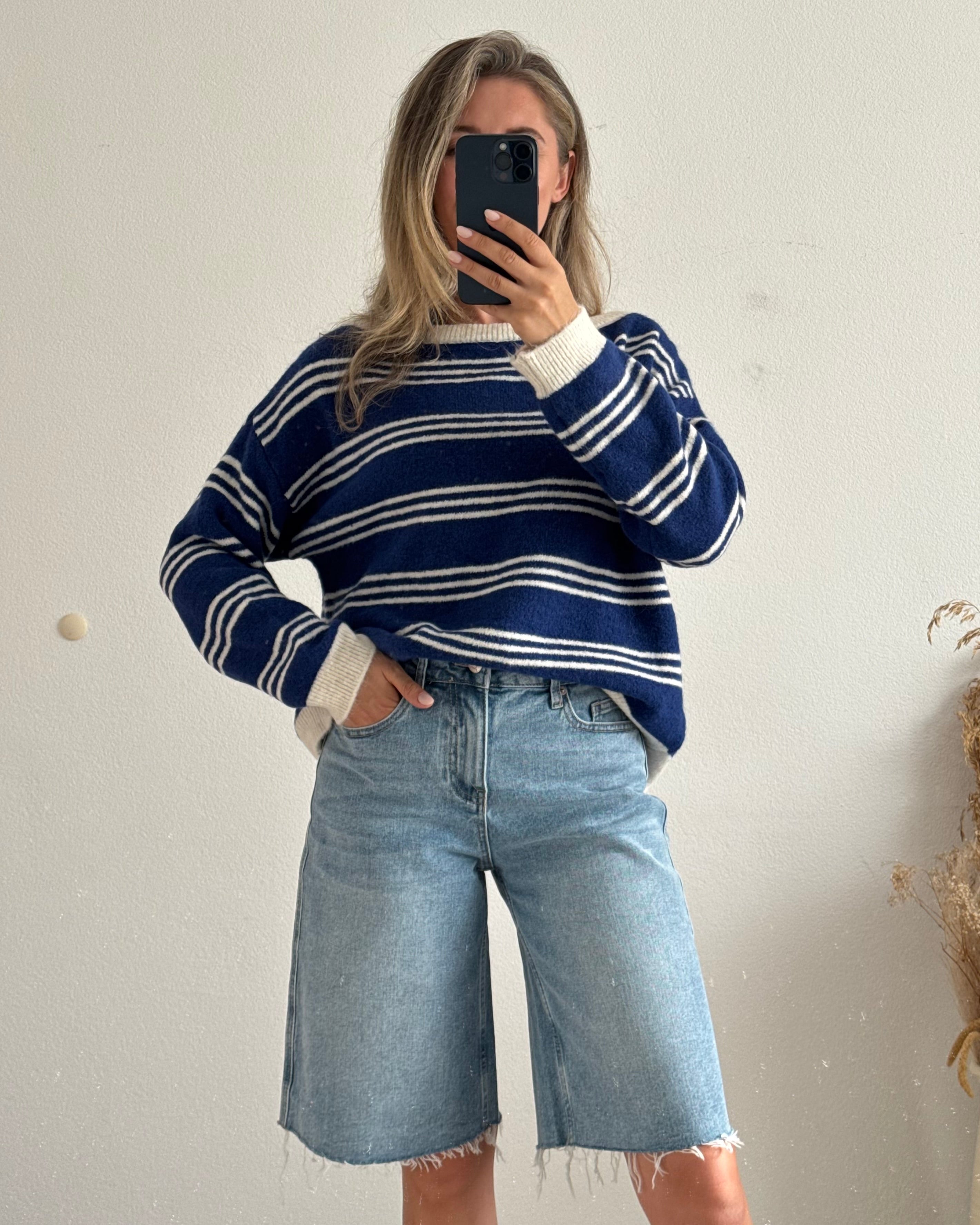 Strickpullover Ocean Stripes