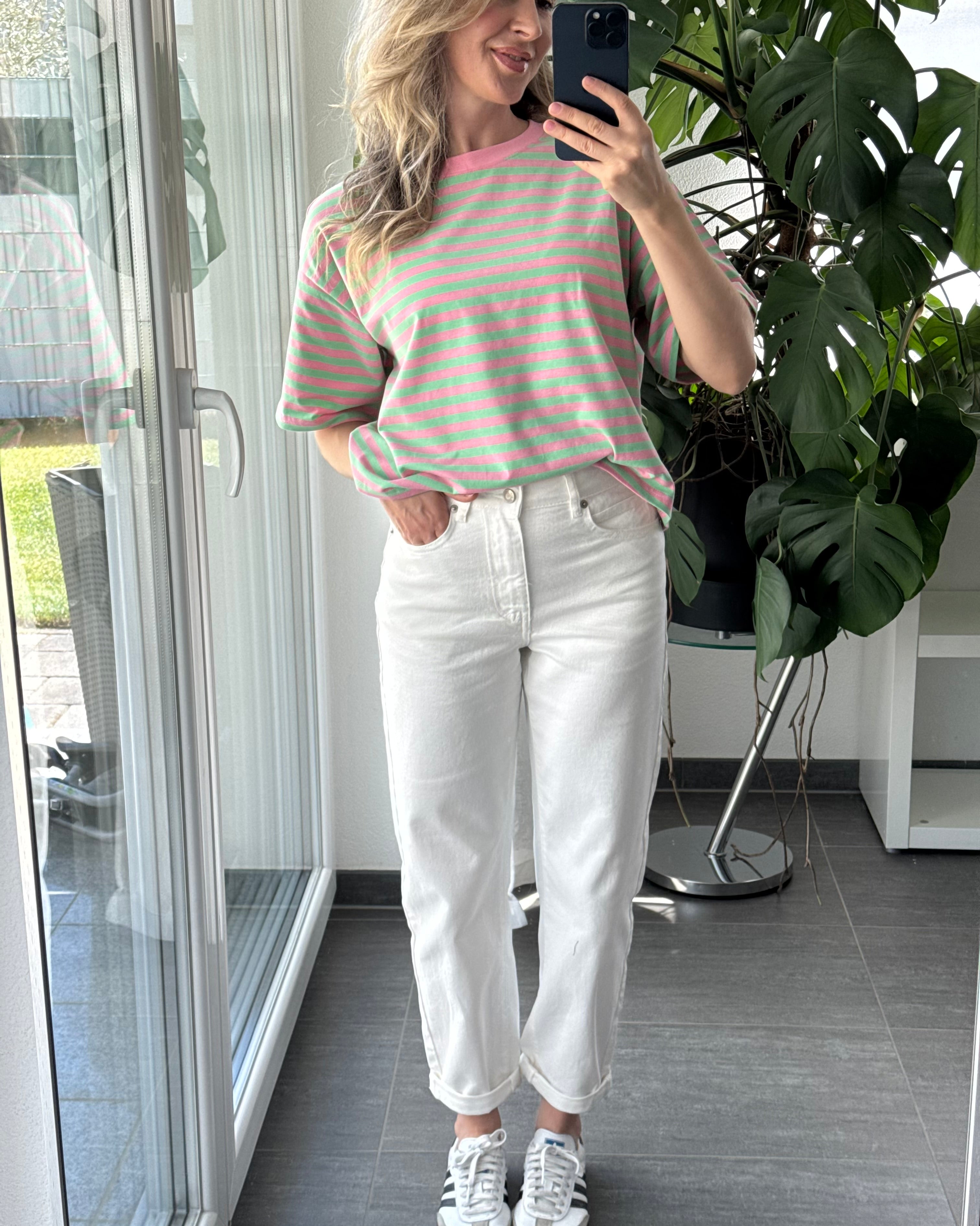 MOM JEANS Weiß