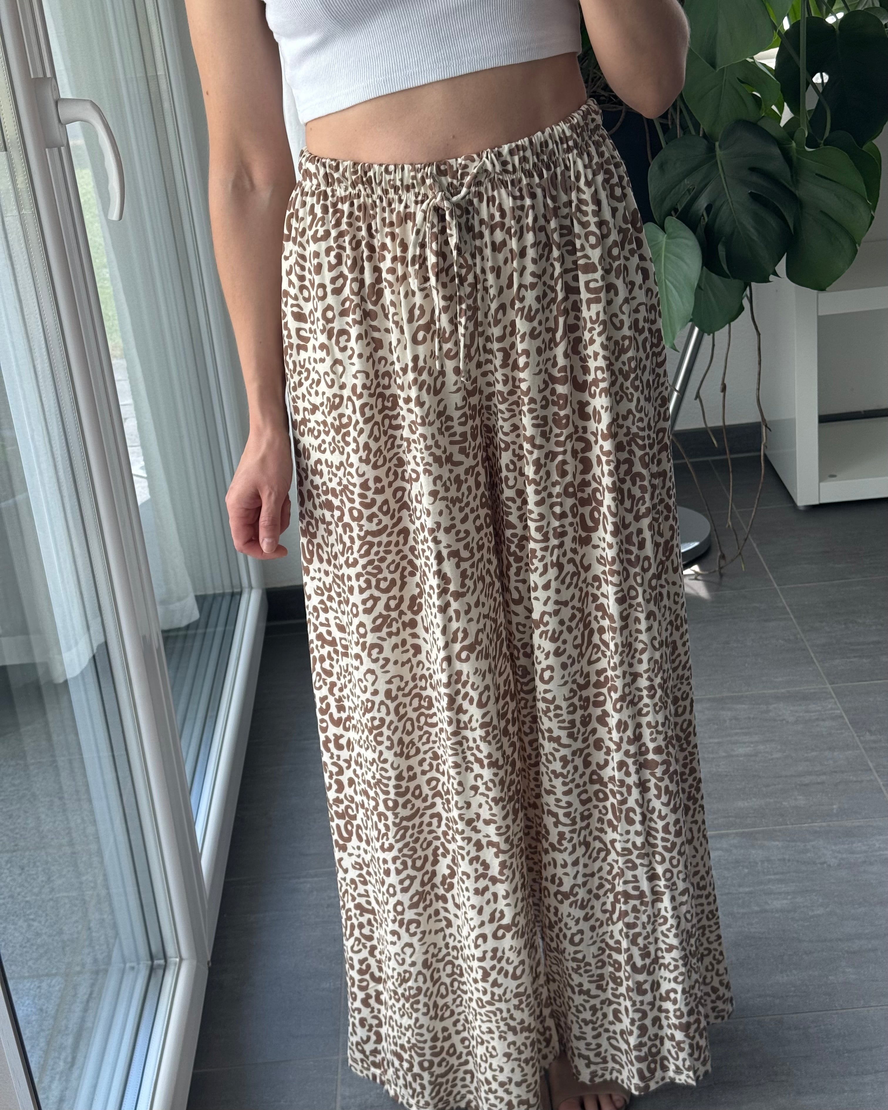 Viskosehose Leo mit elastischem Gummizug