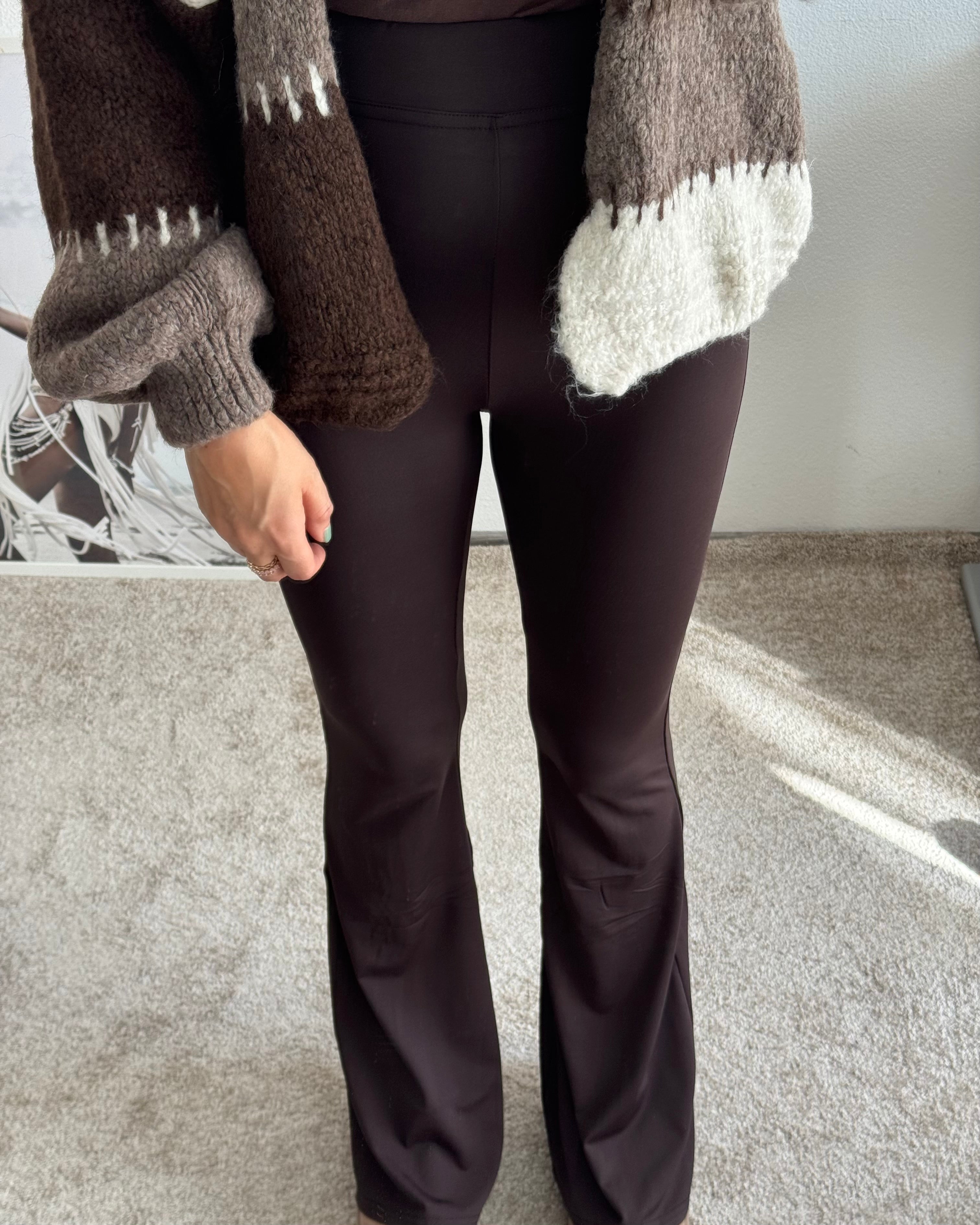 Leggings mit Schlag Leo Vibes