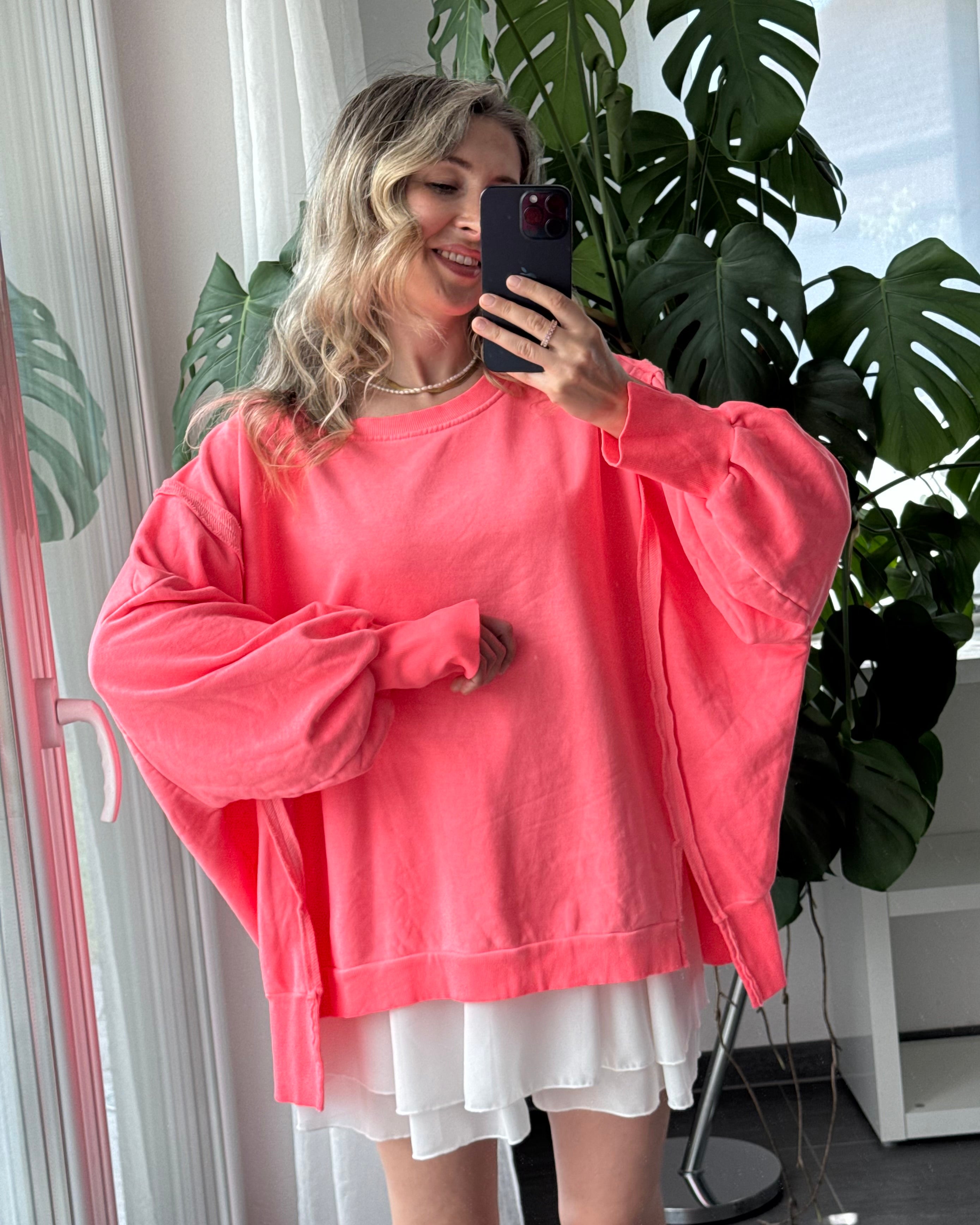 Oversize Sweater Weekend Neon Pink