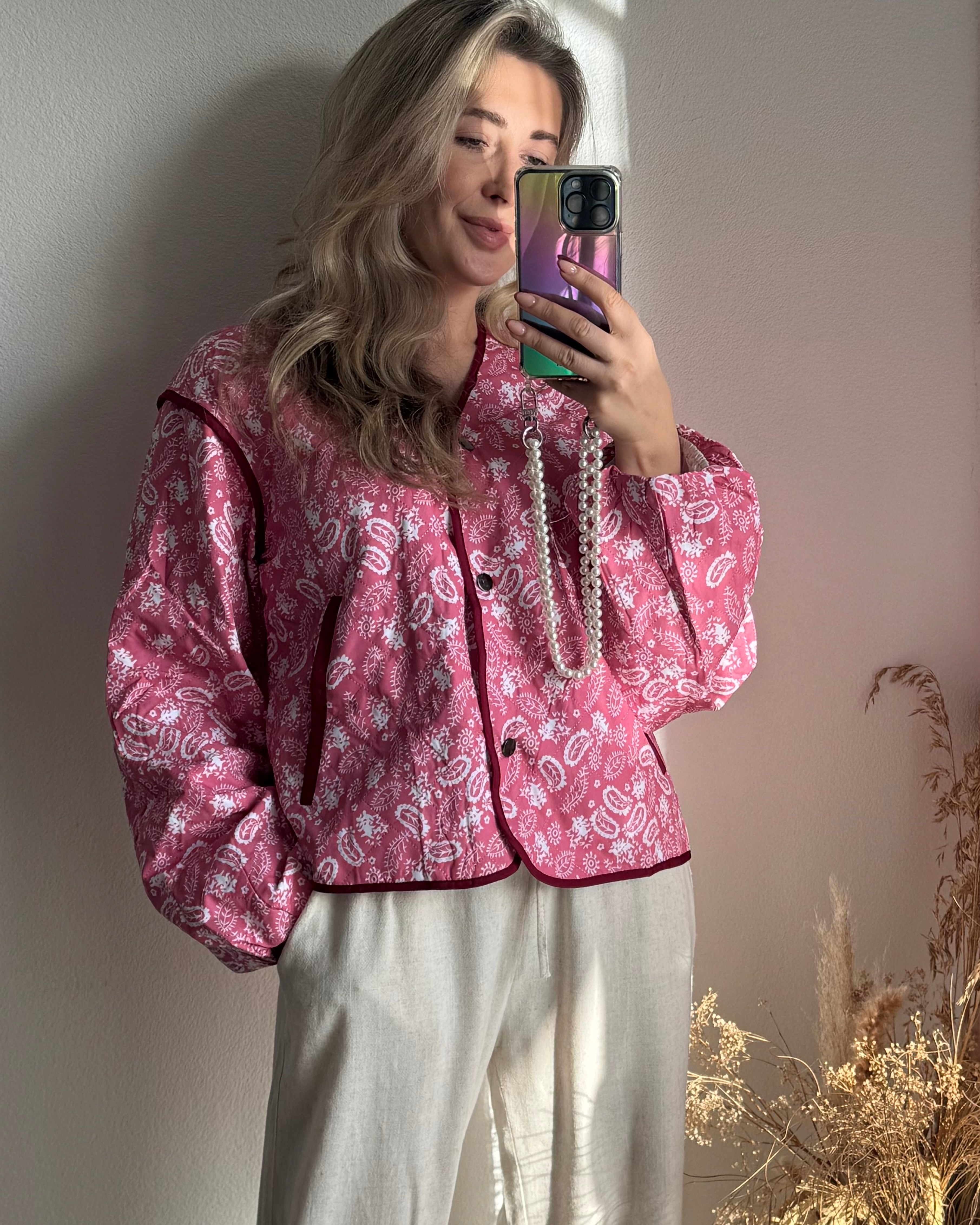 Leichte Jacke SPRING pink