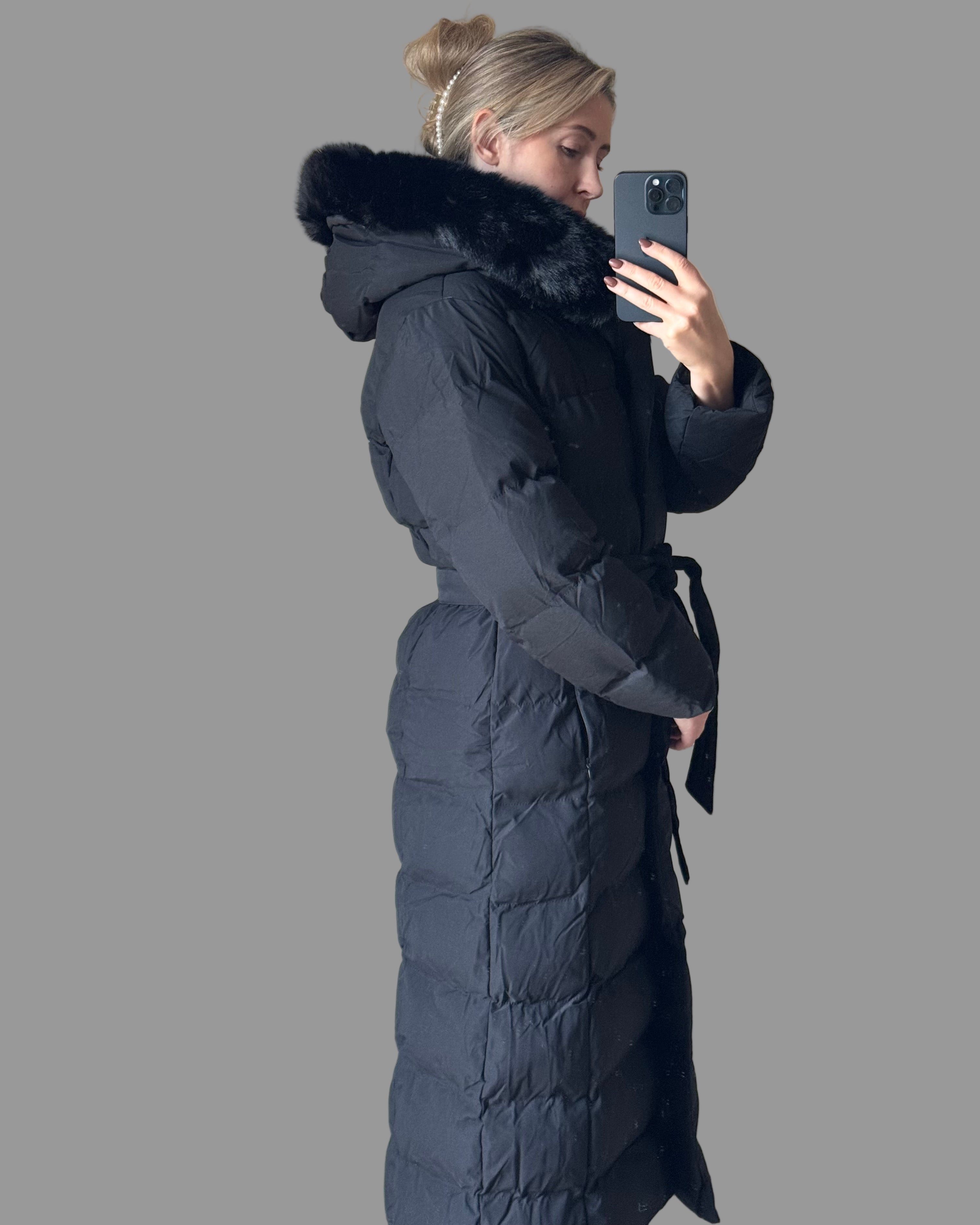 Parka Schwarz