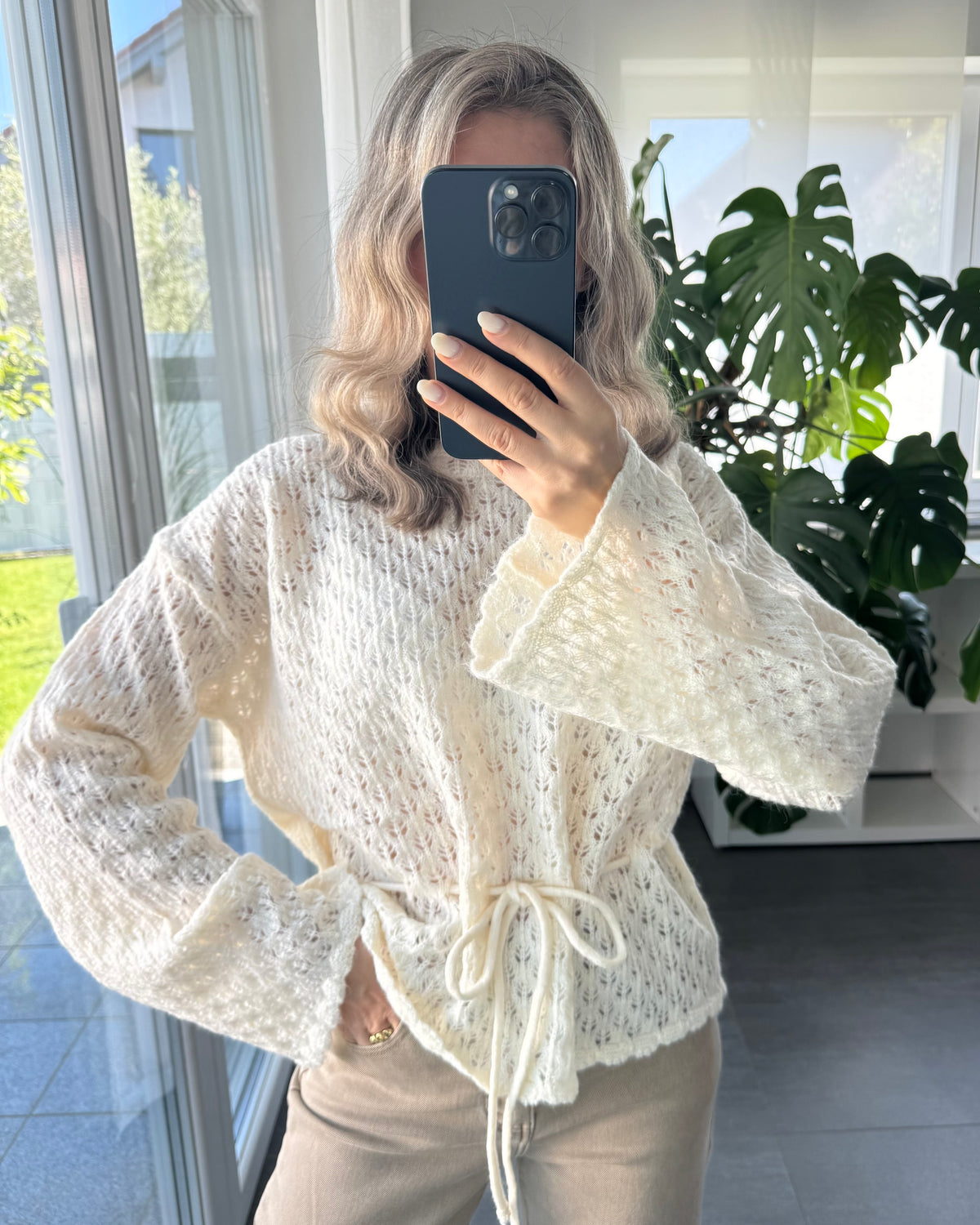Strickpullover Elodie Creme