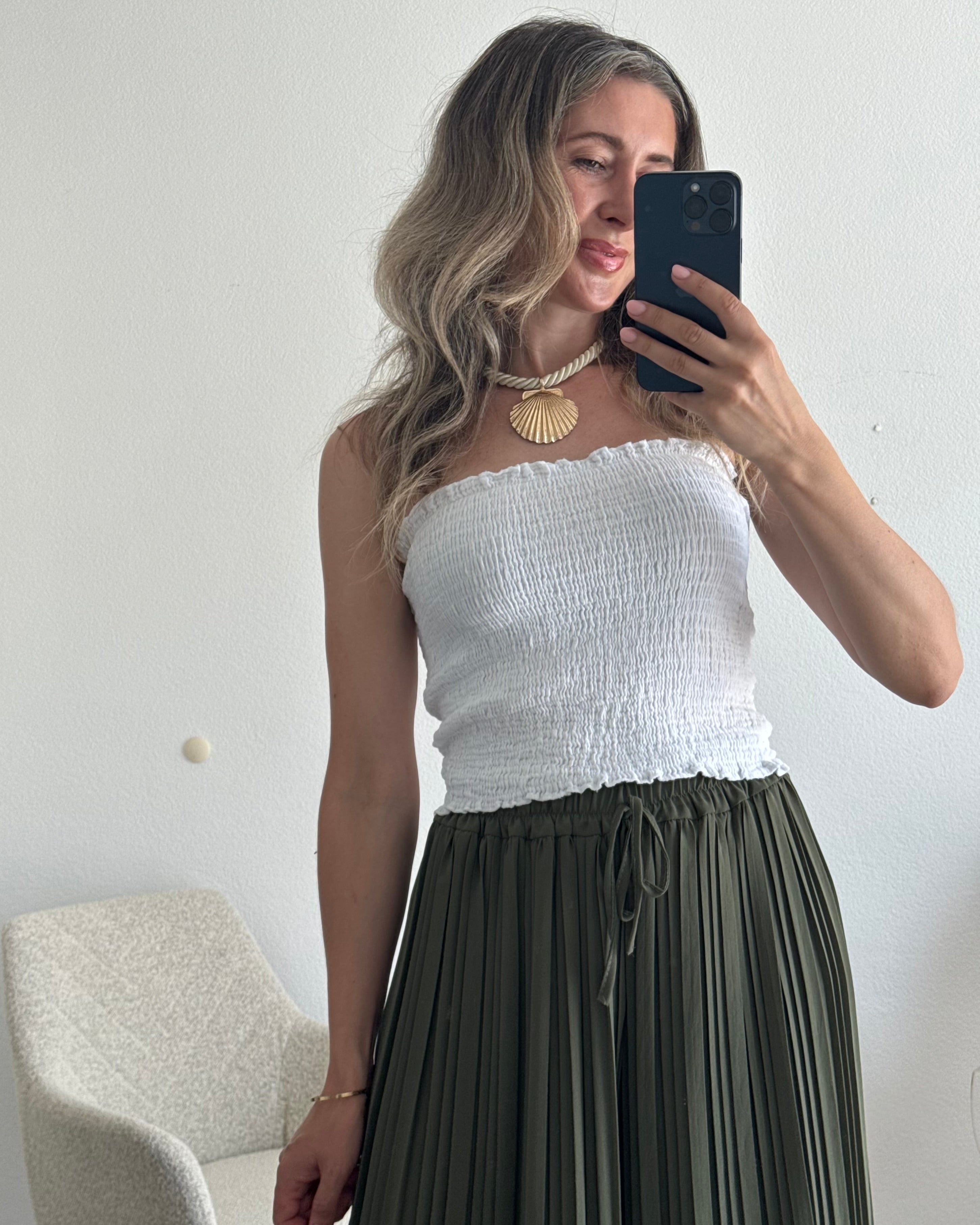 Bandeau Top weiß