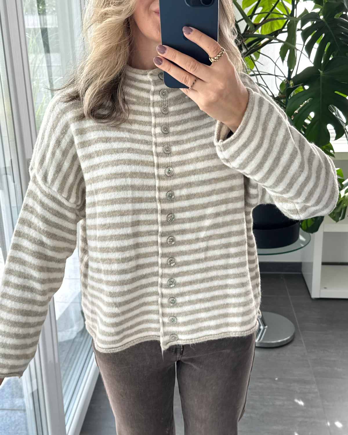 Cardigan Cozy Days Beige Creme