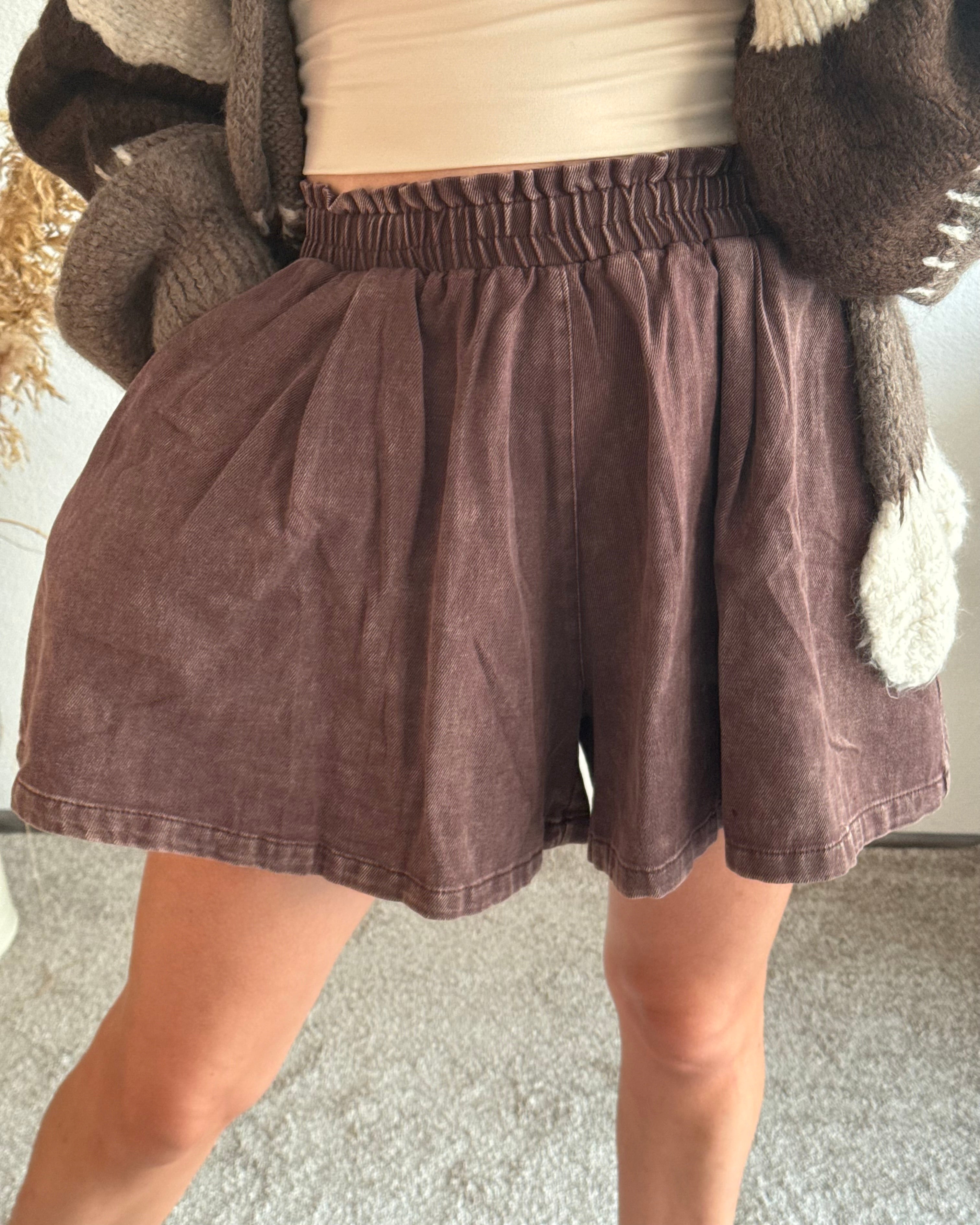 Jeans Shorts coffee