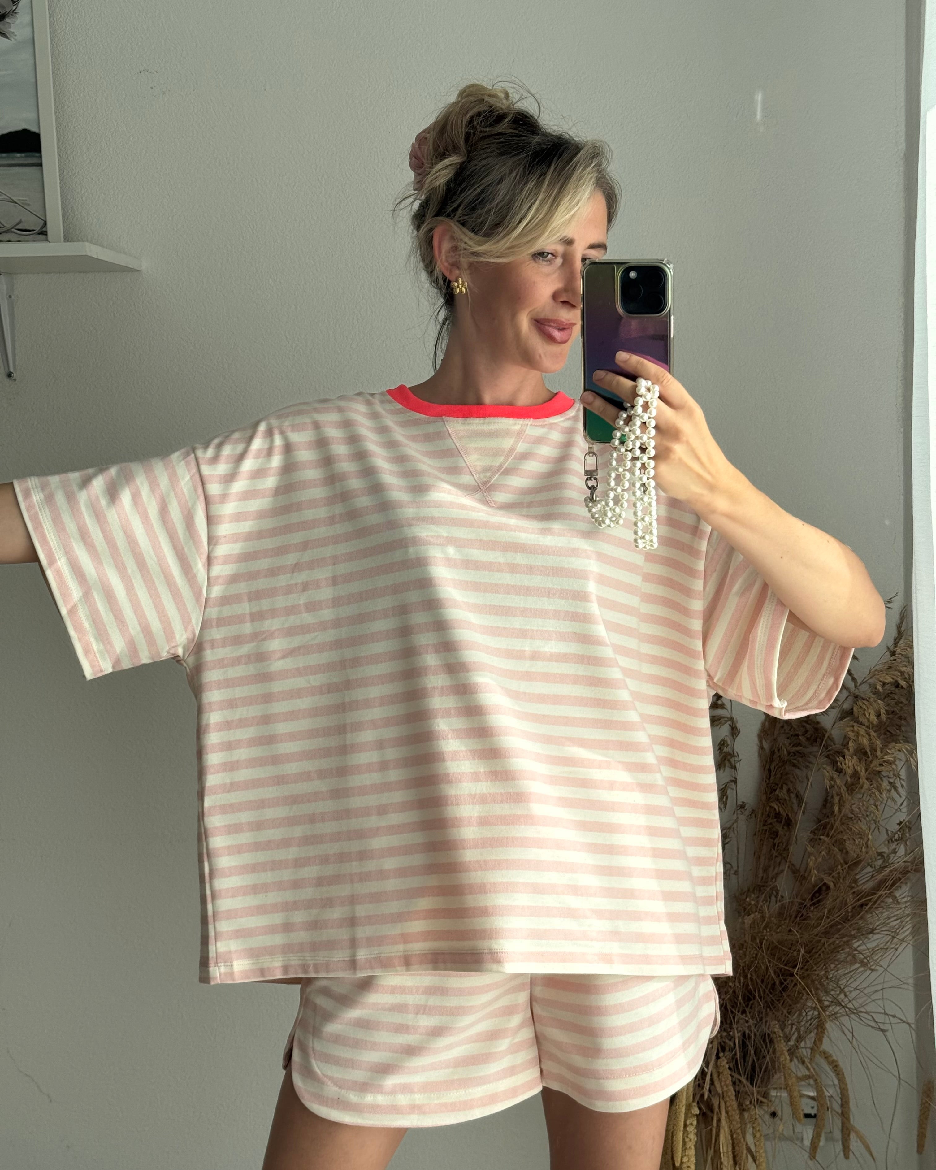Shorts Summer Stripes ROSA
